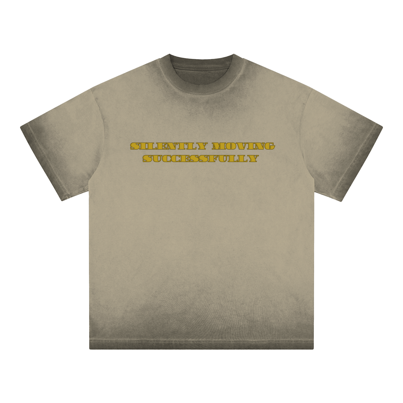 Silently Moving Successfully Reverse Dyed T-shirt
