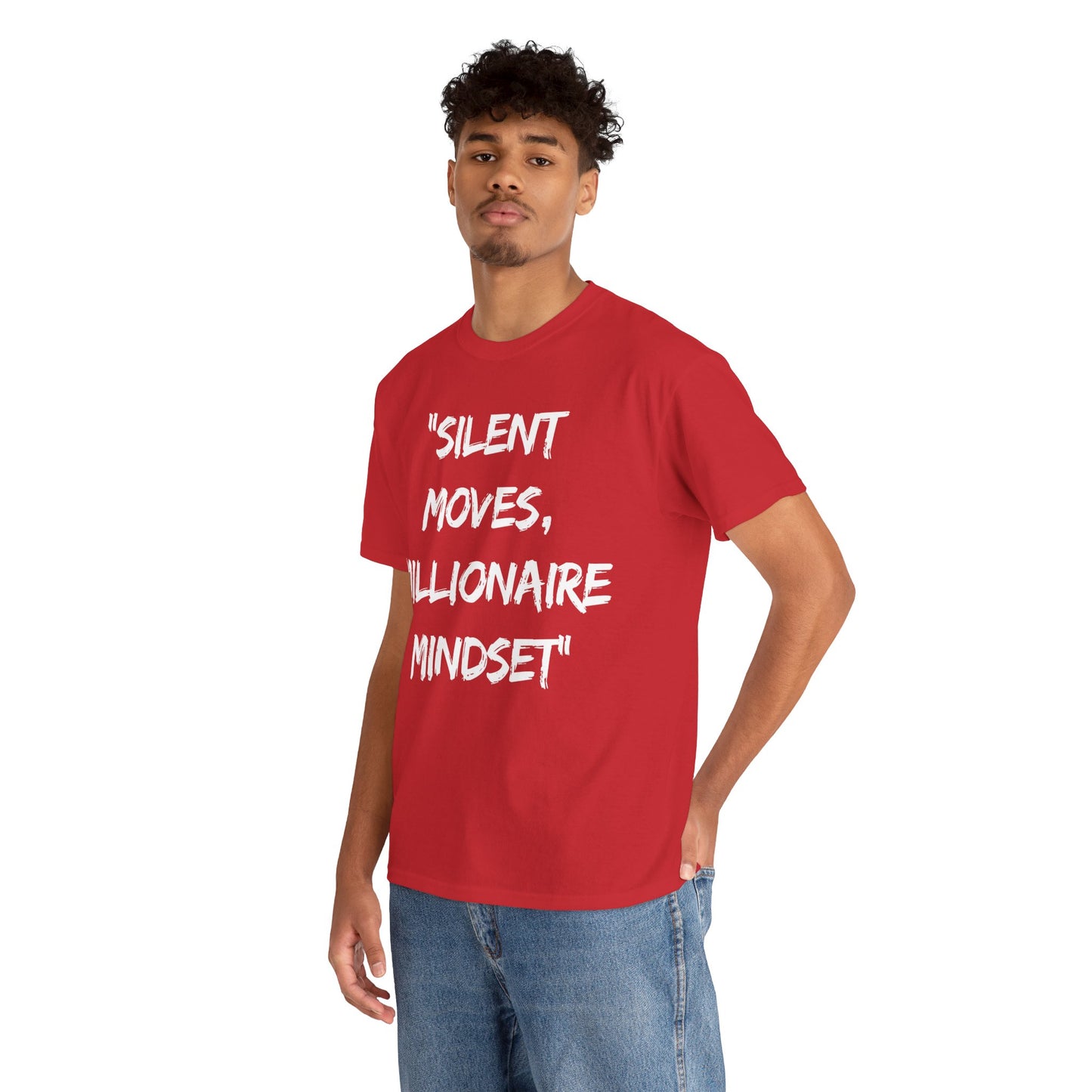 Silent Moves Millionaire Mindset Unisex Heavy Cotton Tee - Motivational Graphic Tee