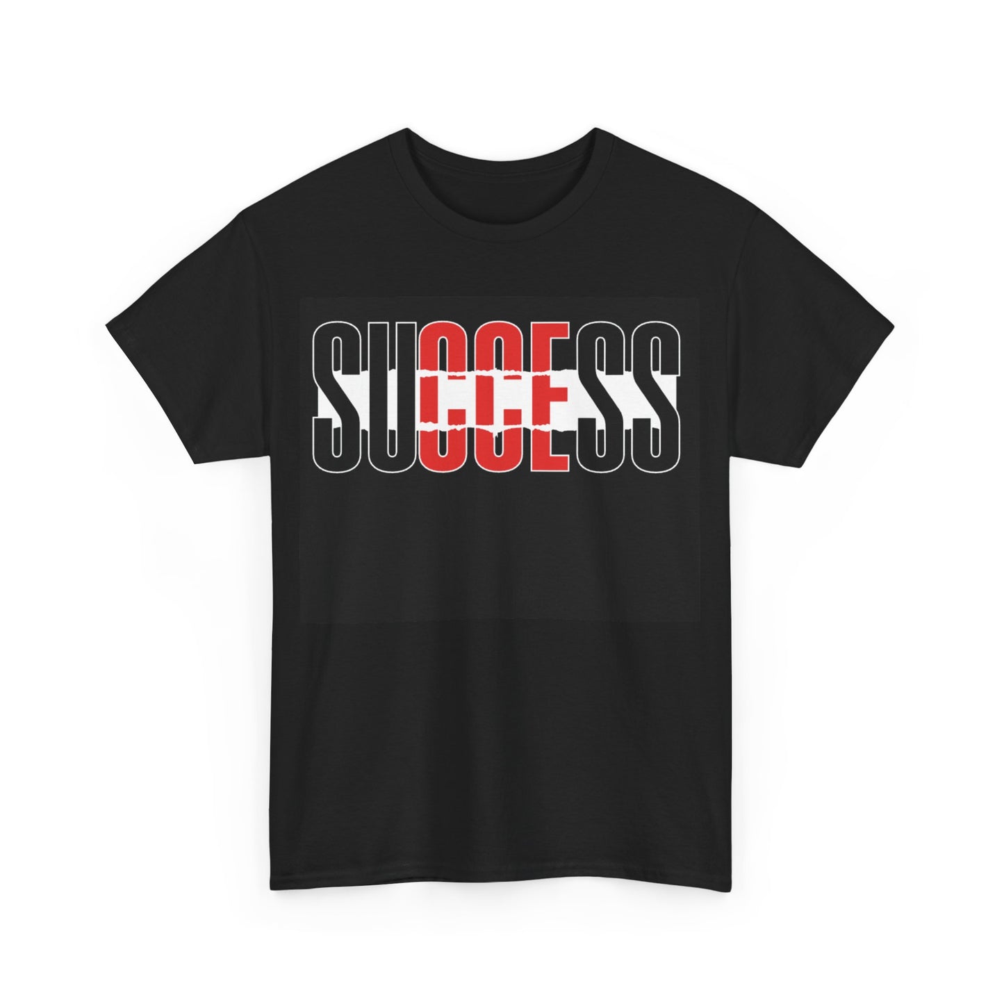Motivational "Success" Unisex Heavy Cotton Tee