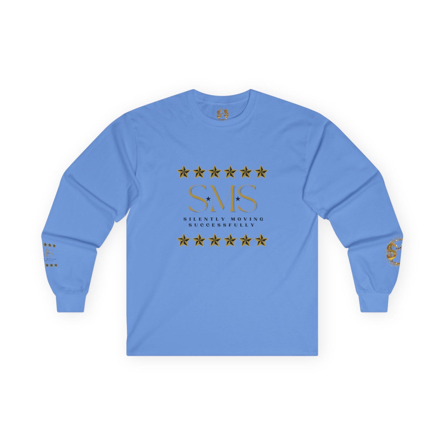 SMS Gold Star Long Sleeve Tee – Silently Moving Successfully