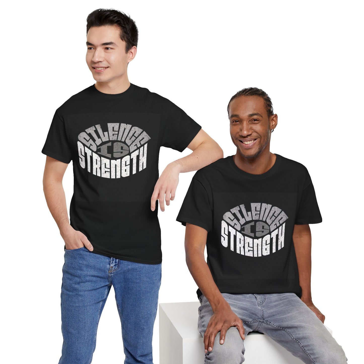 Silence is Strength Motivational Tee