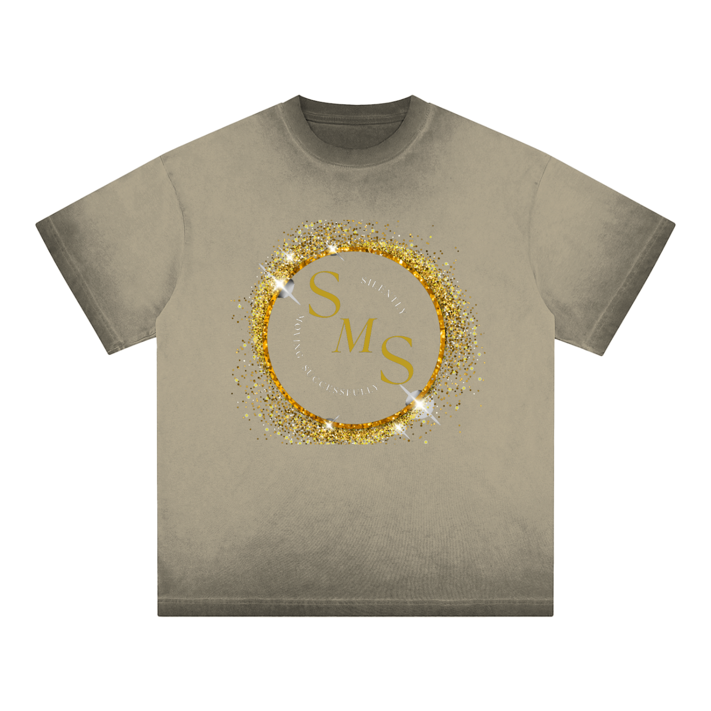 Silently Moving Successfully Reverse Dyed T-shirt