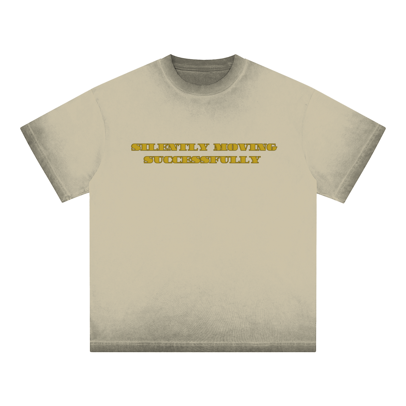 Silently Moving Successfully Reverse Dyed T-shirt