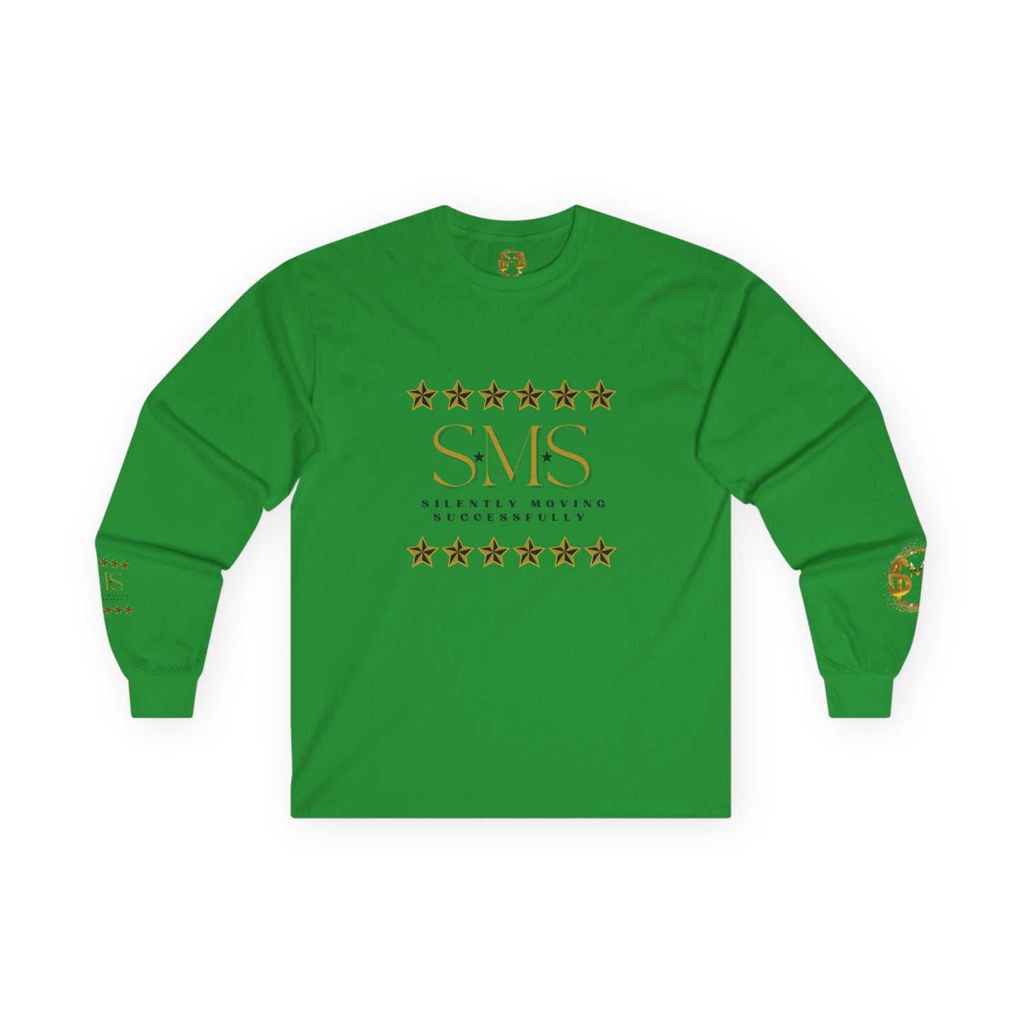 SMS Gold Star Long Sleeve Tee – Silently Moving Successfully