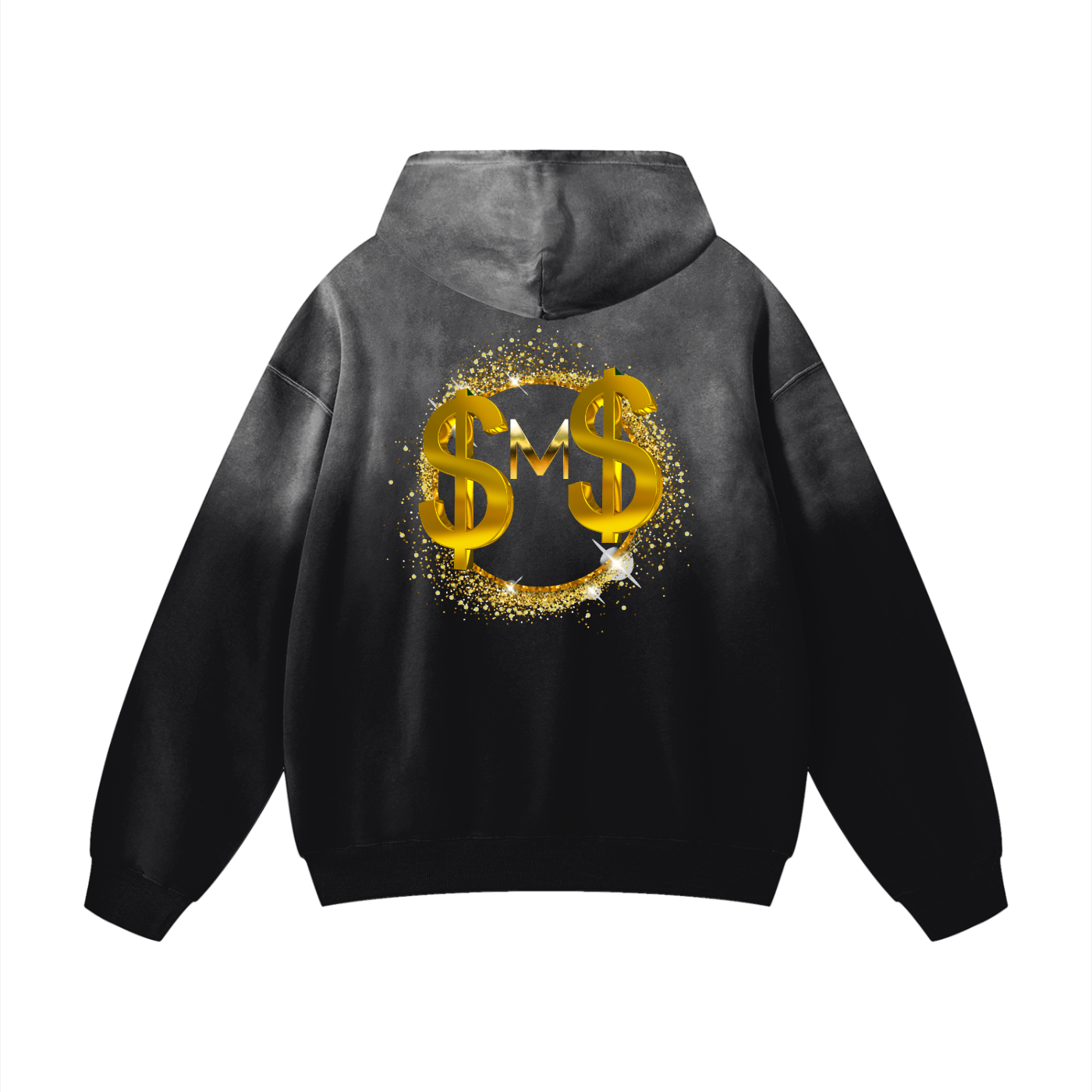 Silently Moving Successfully Heavyweight Sunfade Oversized Hoodie