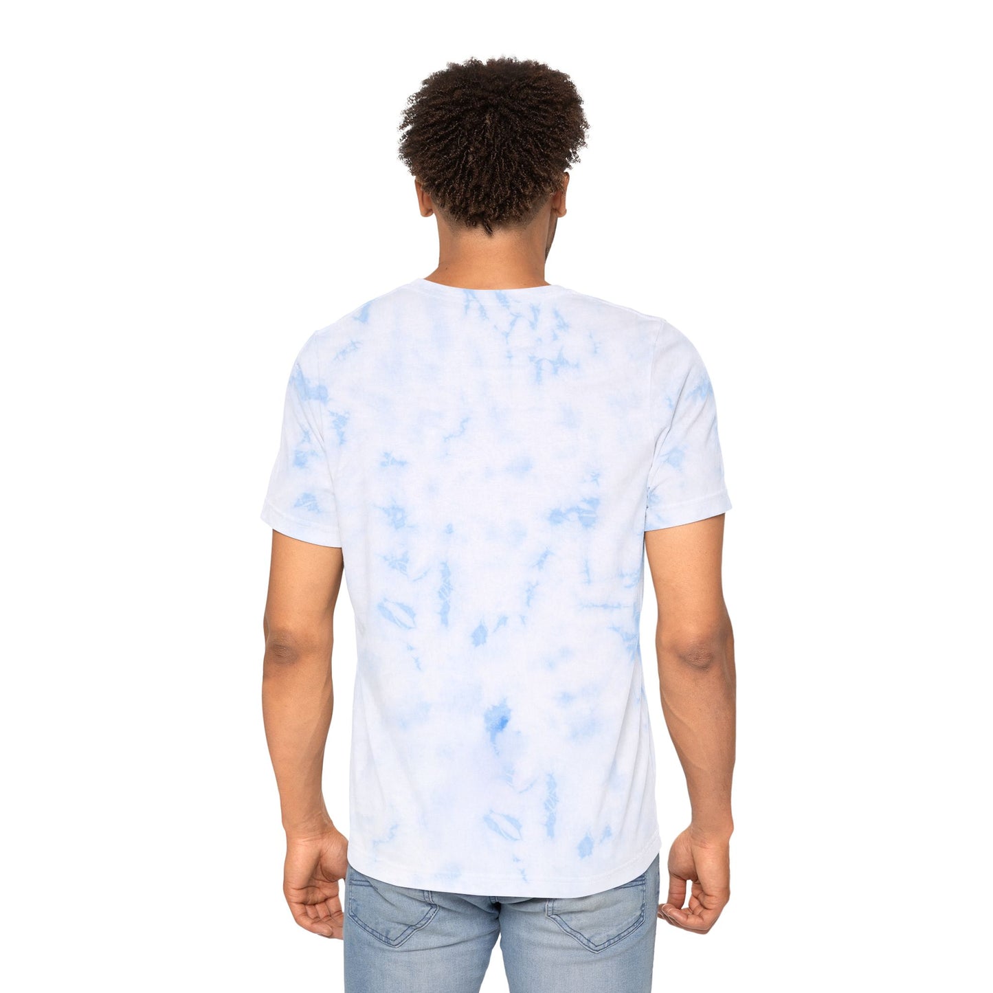 Unisex Tie-Dye Motivational T-Shirt - Focused, Unbothered, Unstoppable