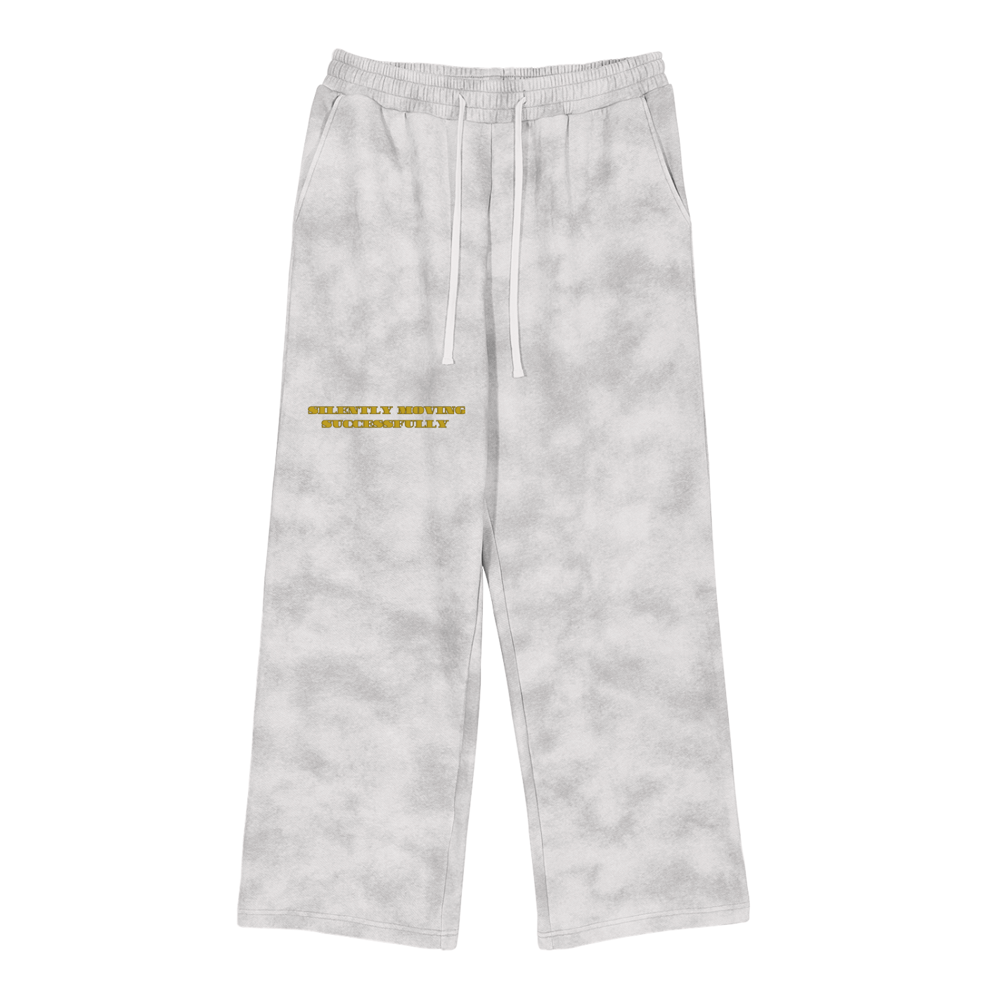 Silently Moving Successfully Dirty Washed Fleece Sweatpants