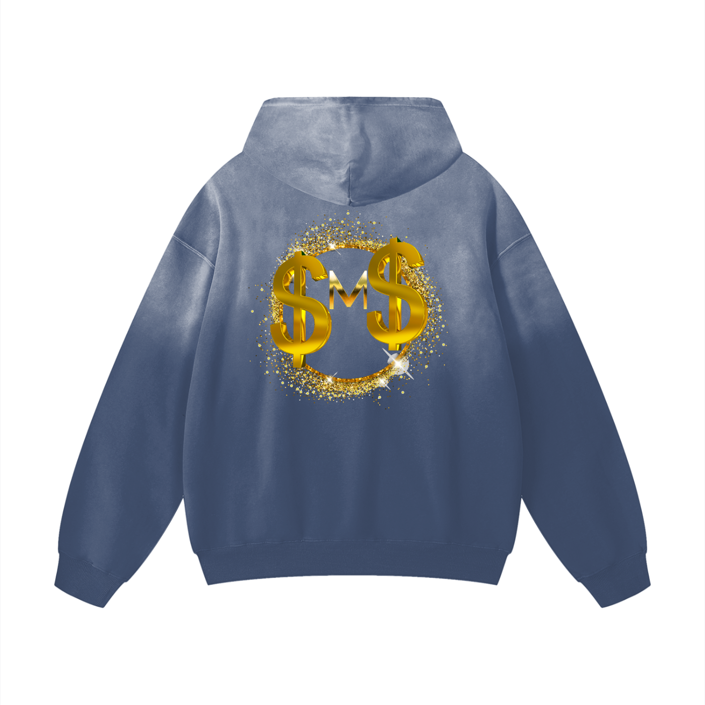 Silently Moving Successfully Heavyweight Sunfade Oversized Hoodie