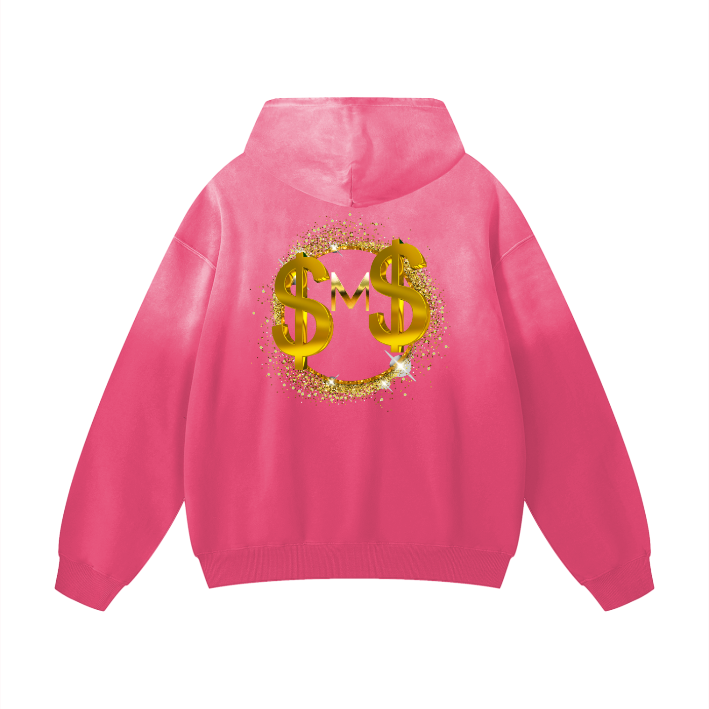 Silently Moving Successfully Heavyweight Sunfade Oversized Hoodie