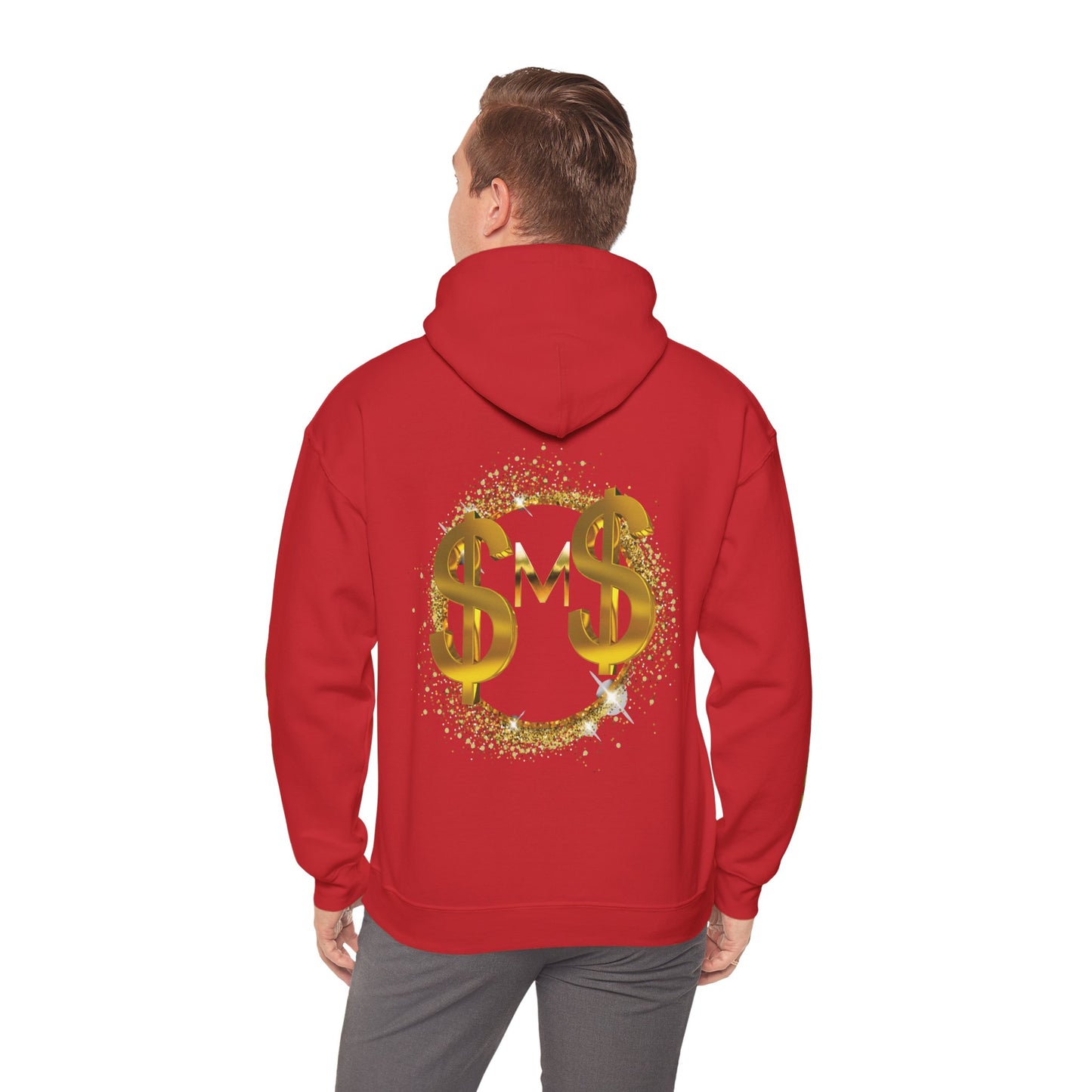 Silently Moving Successfully Logo Sleeve Hoodie - Silently Moving Successfully