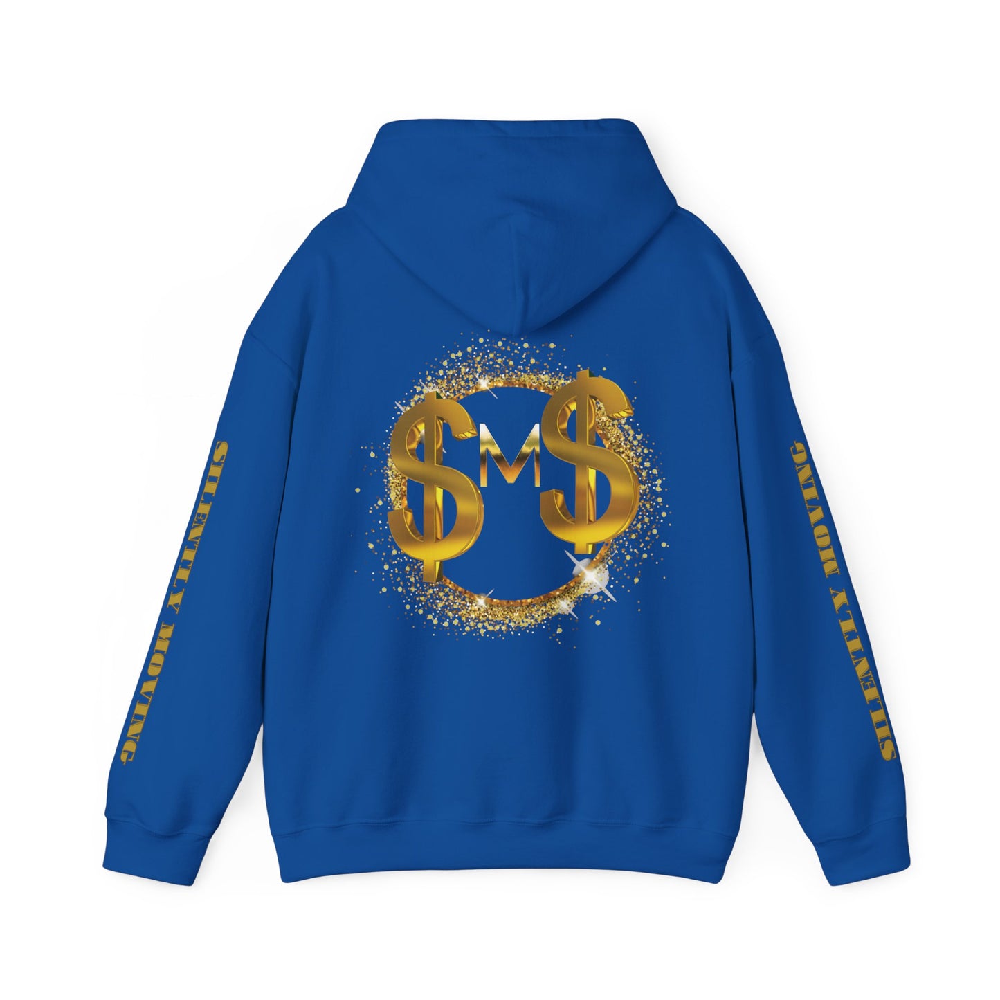 SMS Success & Wealth Logo Sleeve Hoodie - Silently Moving Successfully