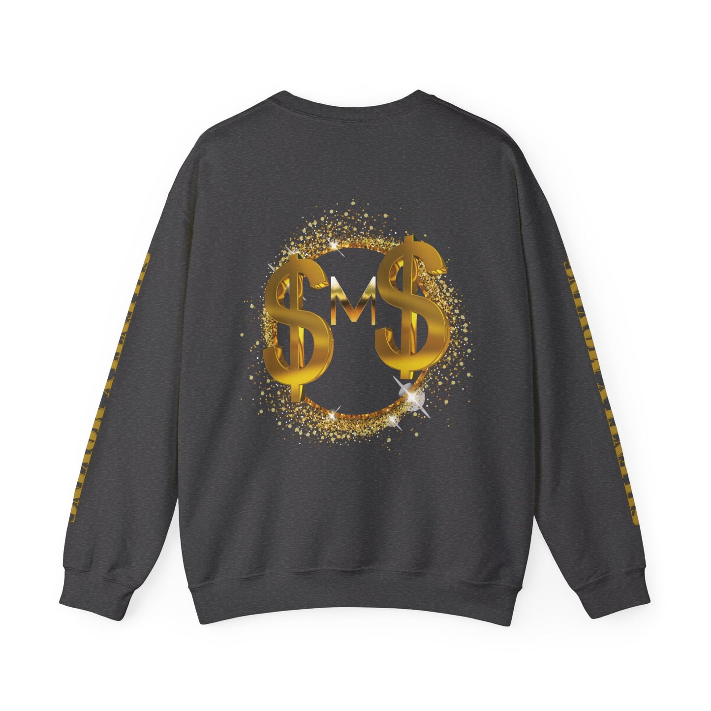 SMS Success & Wealth Logo Sleeve Crewneck Sweatshirt