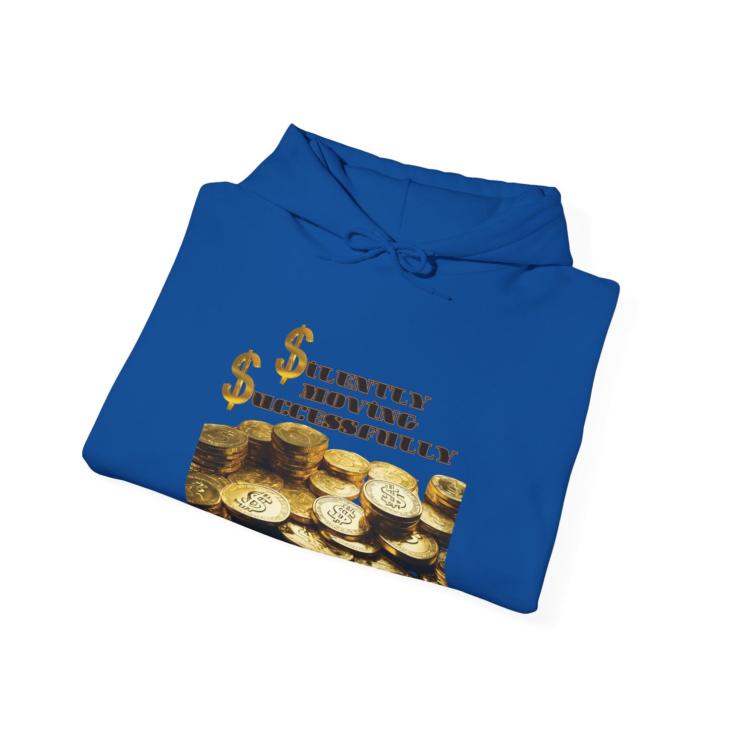 SMS Success & Wealth Logo Sleeve Hoodie - Silently Moving Successfully