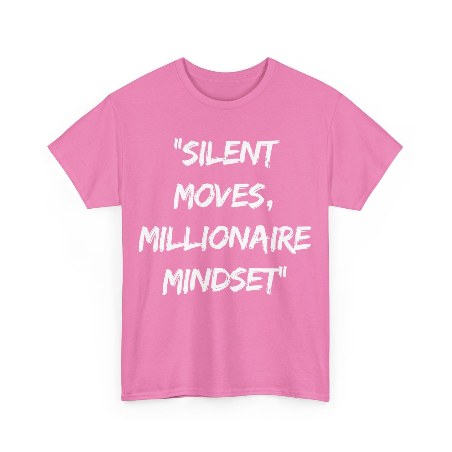 Silent Moves Millionaire Mindset Unisex Heavy Cotton Tee - Motivational Graphic Tee