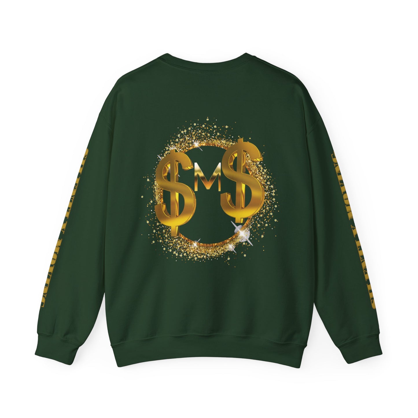 SMS Success & Wealth Logo Sleeve Crewneck Sweatshirt