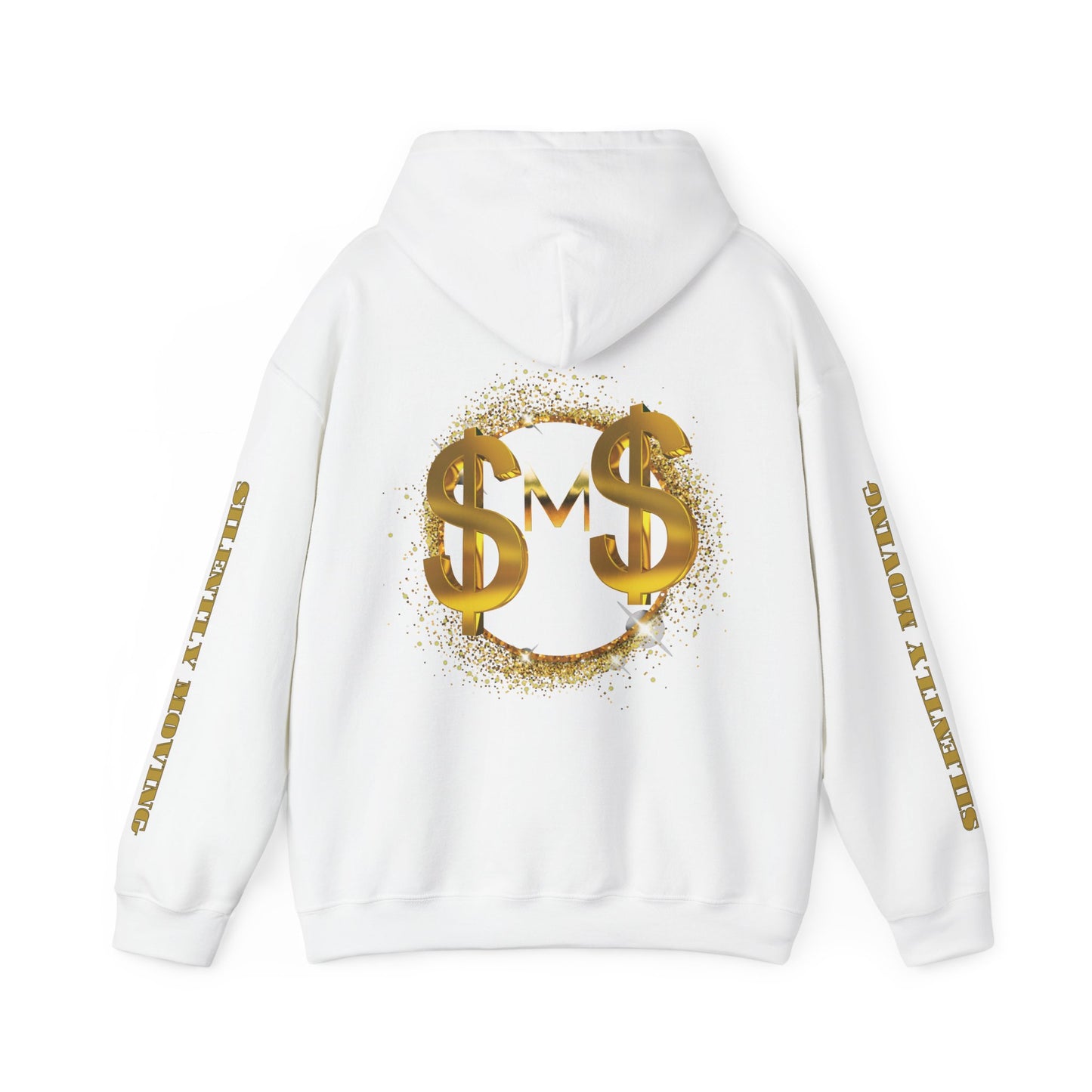 SMS Success & Wealth Logo Sleeve Hoodie - Silently Moving Successfully