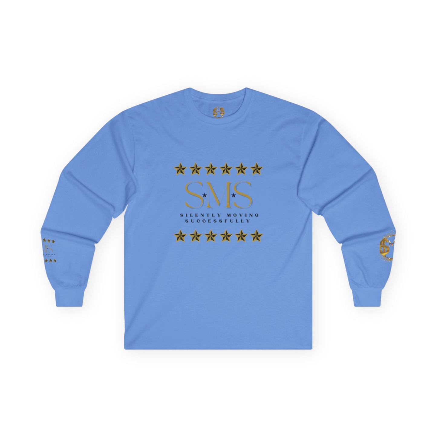 SMS Gold Star Long Sleeve Tee – Silently Moving Successfully