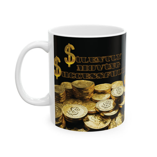 Success & Wealth Ceramic Mug - Perfect Gift for Motivationalists