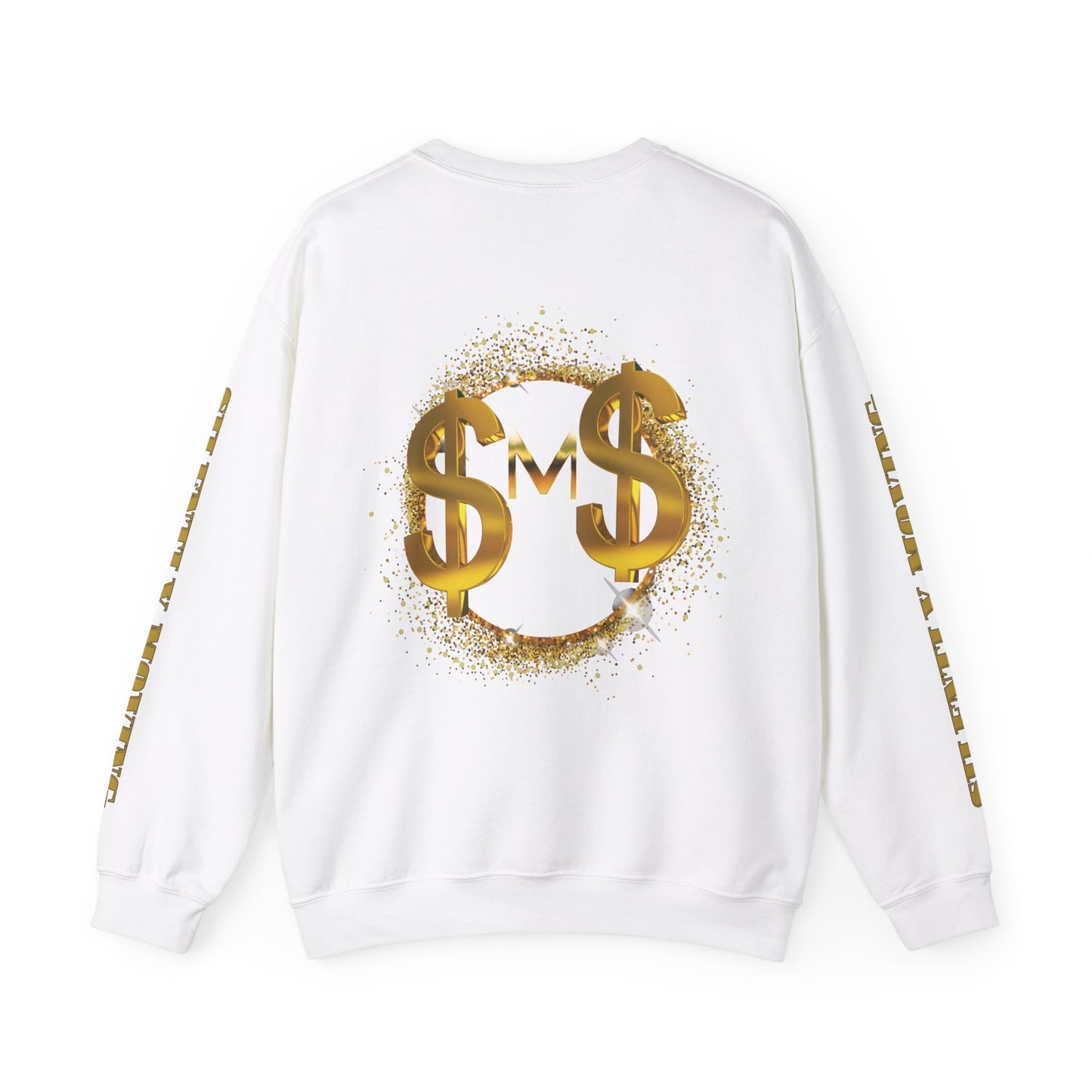 SMS Success & Wealth Logo Sleeve Crewneck Sweatshirt