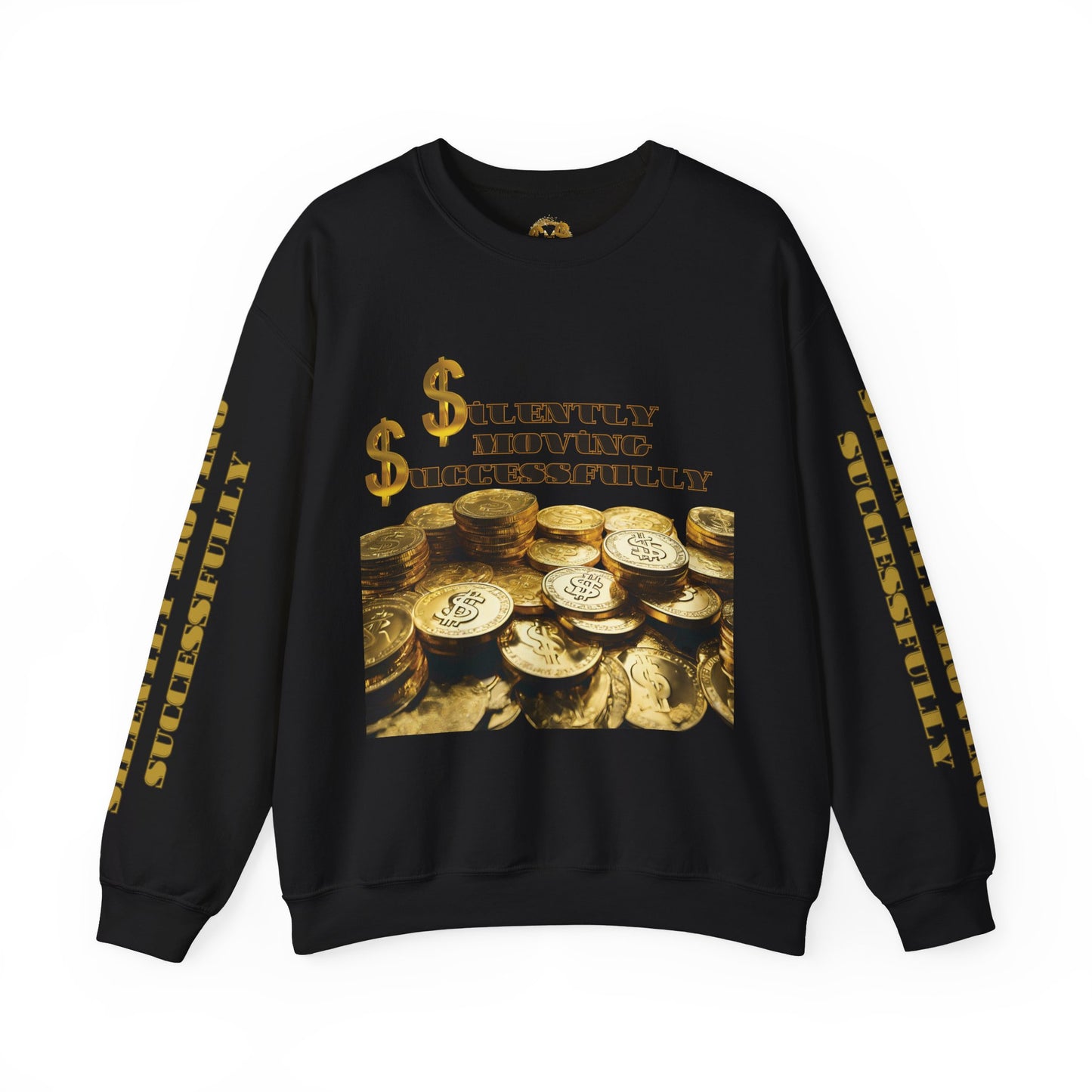 SMS Success & Wealth Logo Sleeve Crewneck Sweatshirt