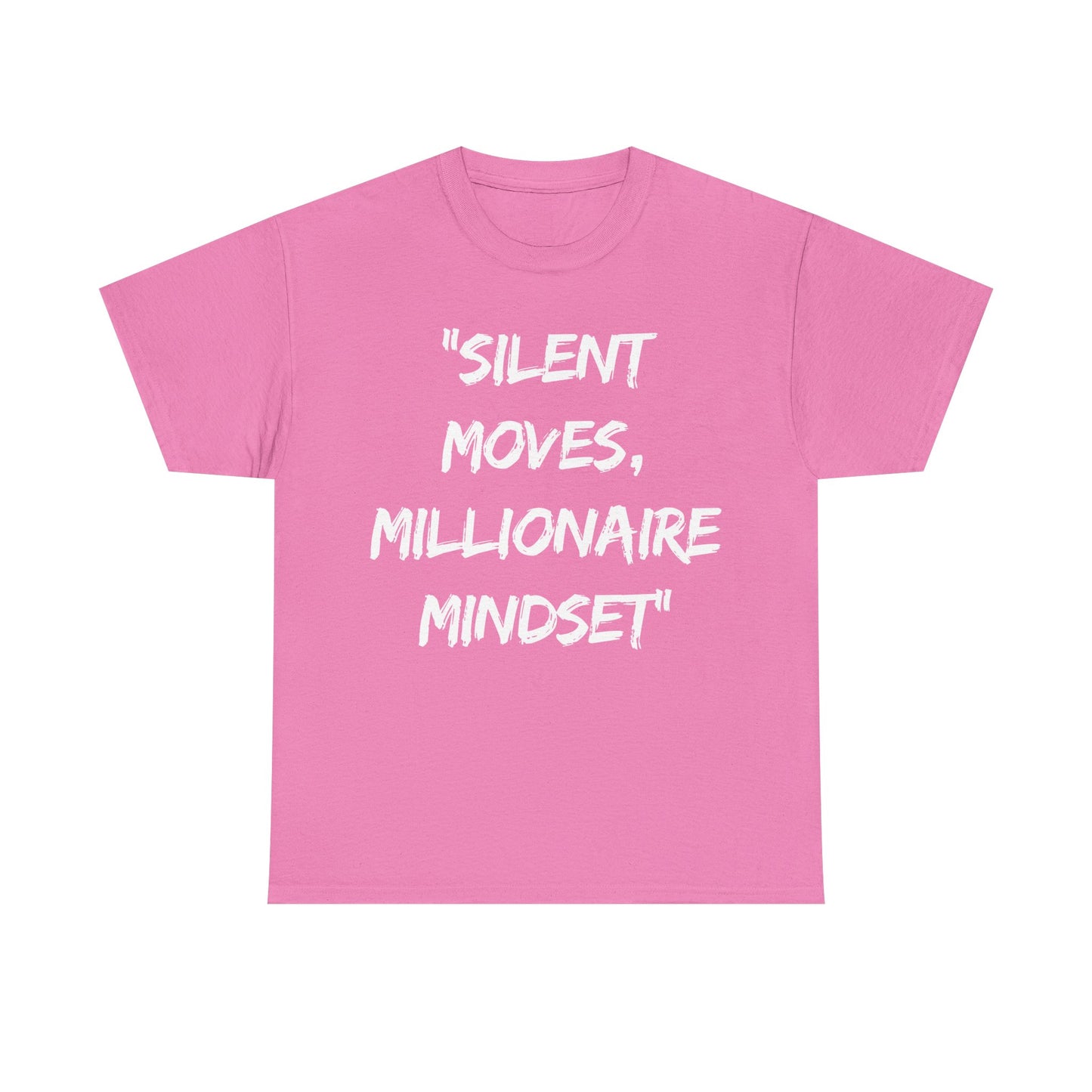 Silent Moves Millionaire Mindset Unisex Heavy Cotton Tee - Motivational Graphic Tee