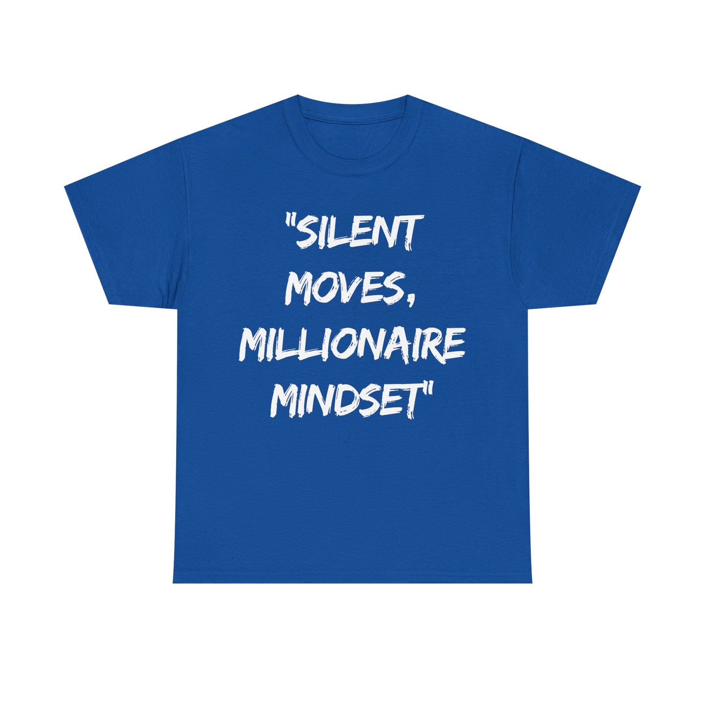 Silent Moves Millionaire Mindset Unisex Heavy Cotton Tee - Motivational Graphic Tee