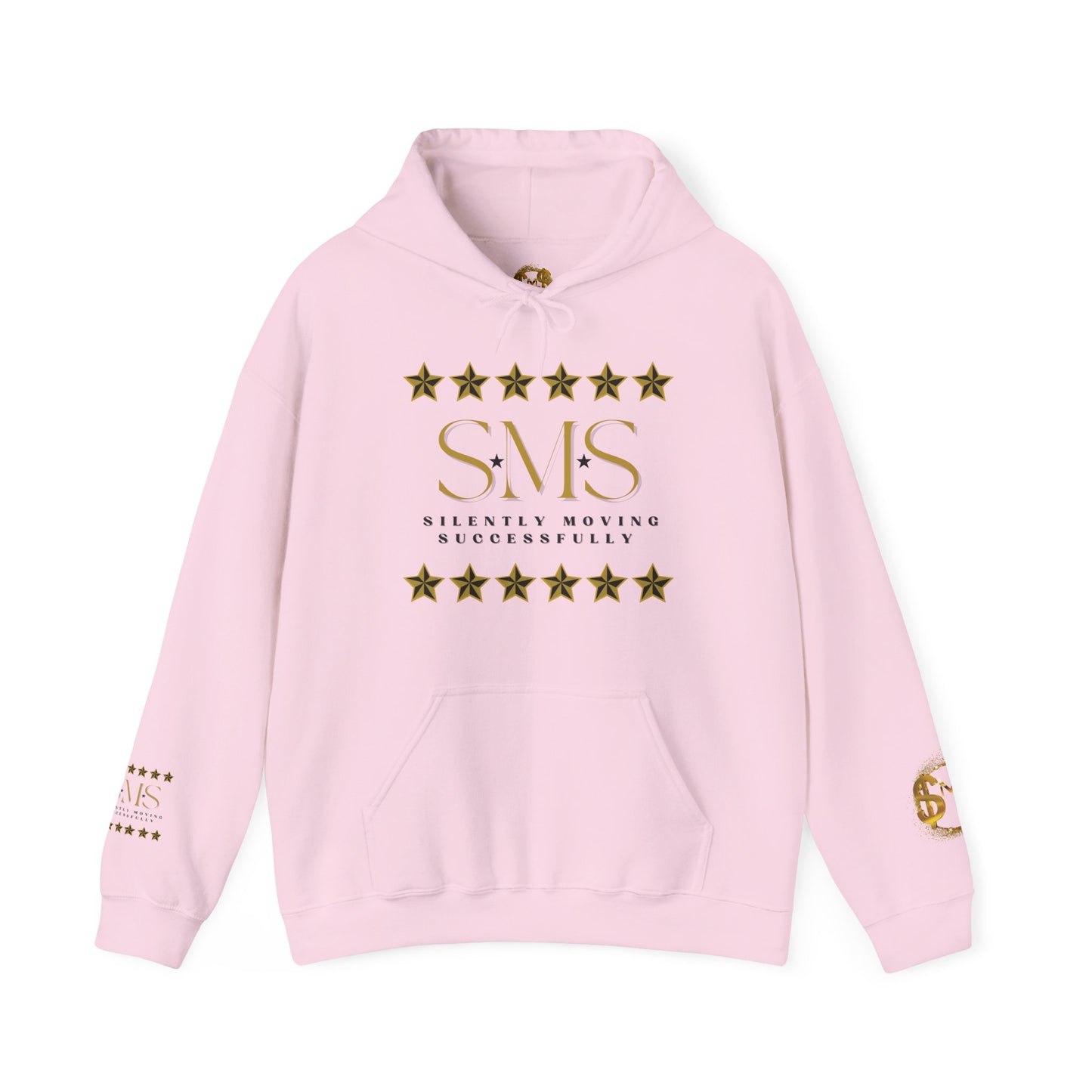 Gold Star SMS Unisex Heavy Blend™ Hooded Sweatshirt - Silently Moving Successfully