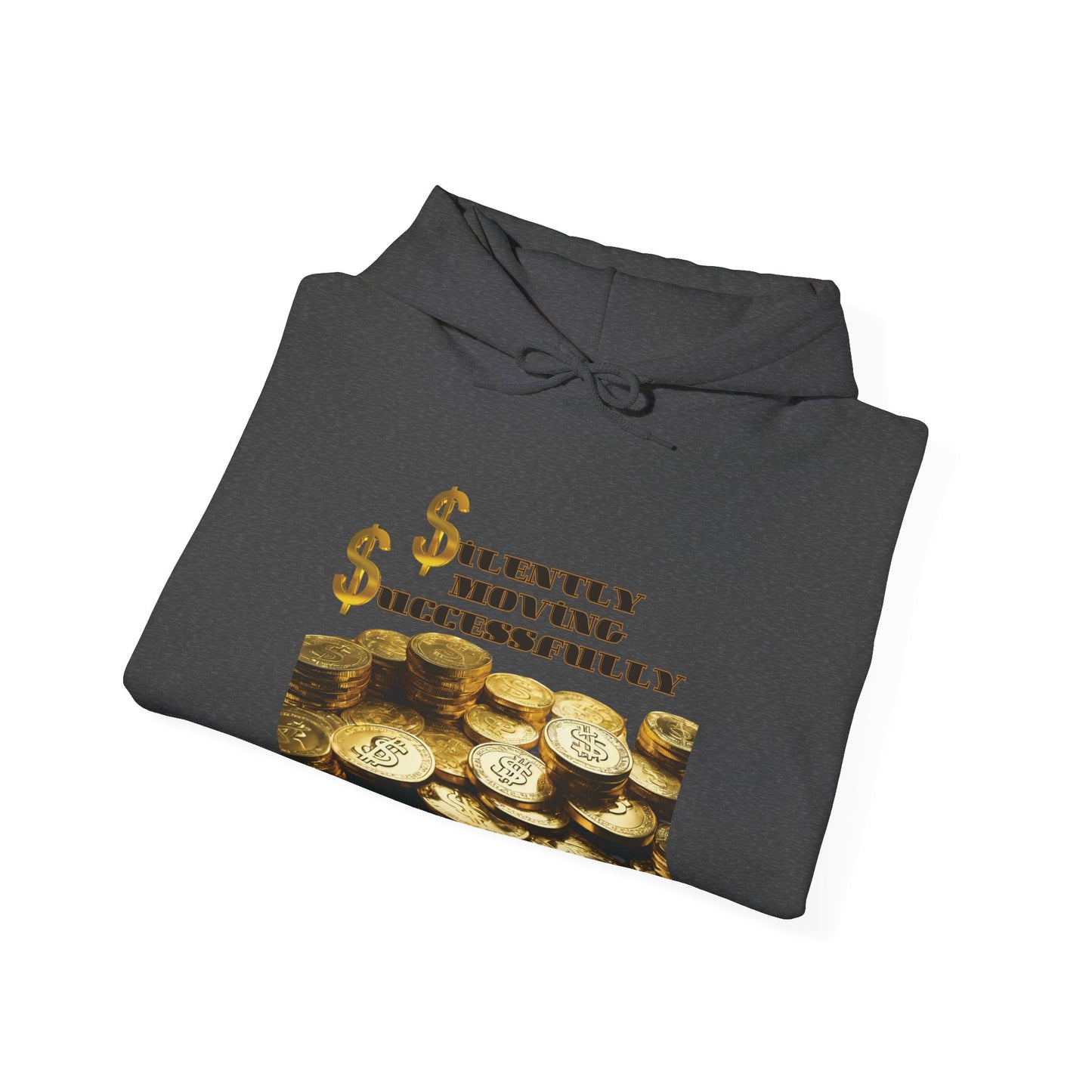 SMS Success & Wealth Logo Sleeve Hoodie - Silently Moving Successfully