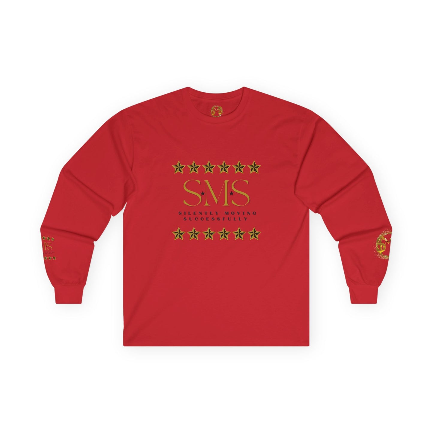 SMS Gold Star Long Sleeve Tee – Silently Moving Successfully