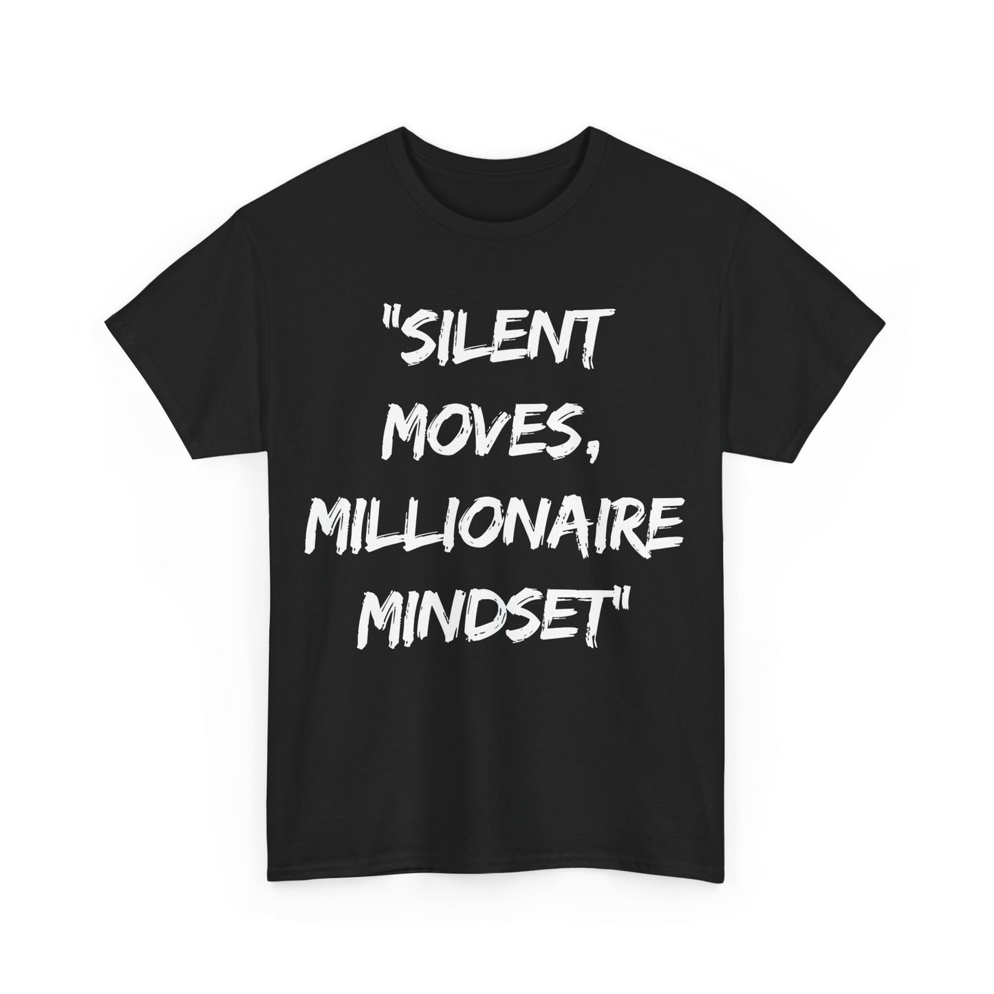 Silent Moves Millionaire Mindset Unisex Heavy Cotton Tee - Motivational Graphic Tee