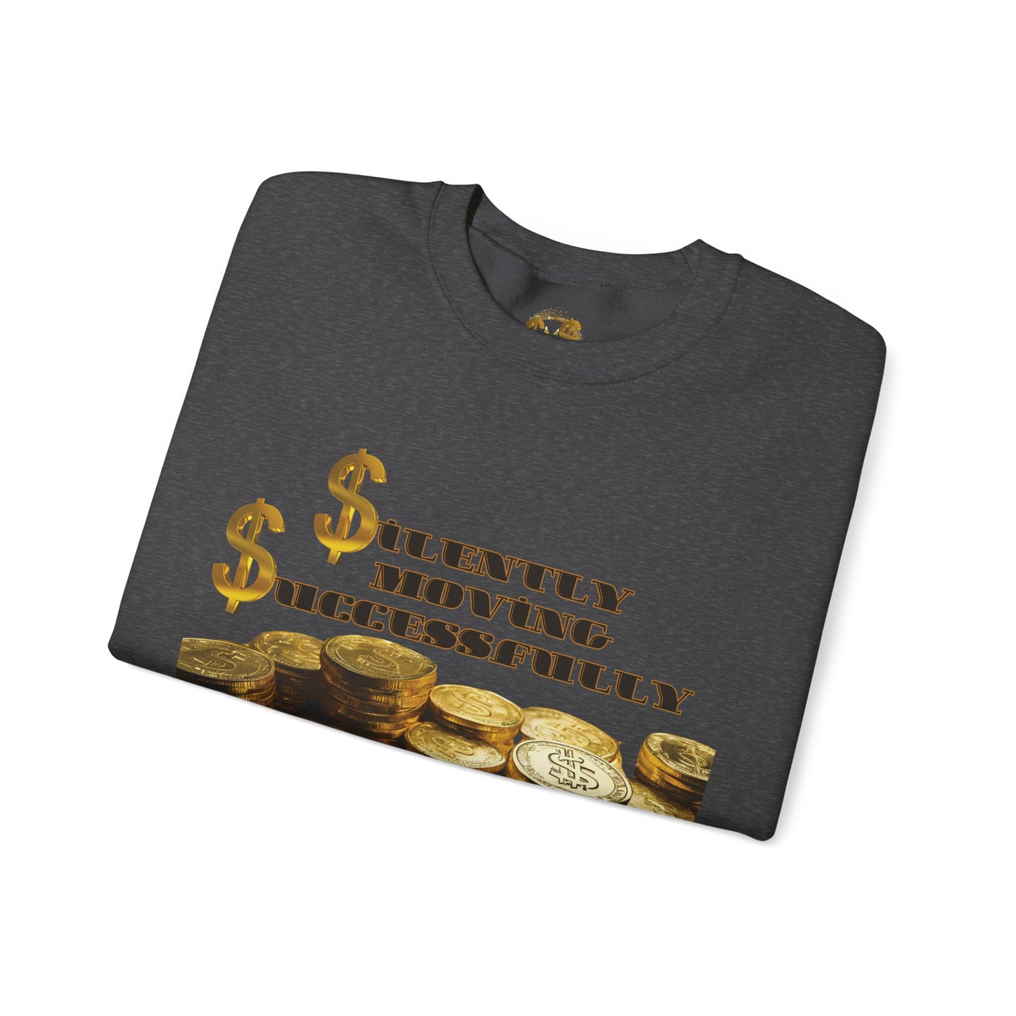 SMS Success & Wealth Logo Sleeve Crewneck Sweatshirt