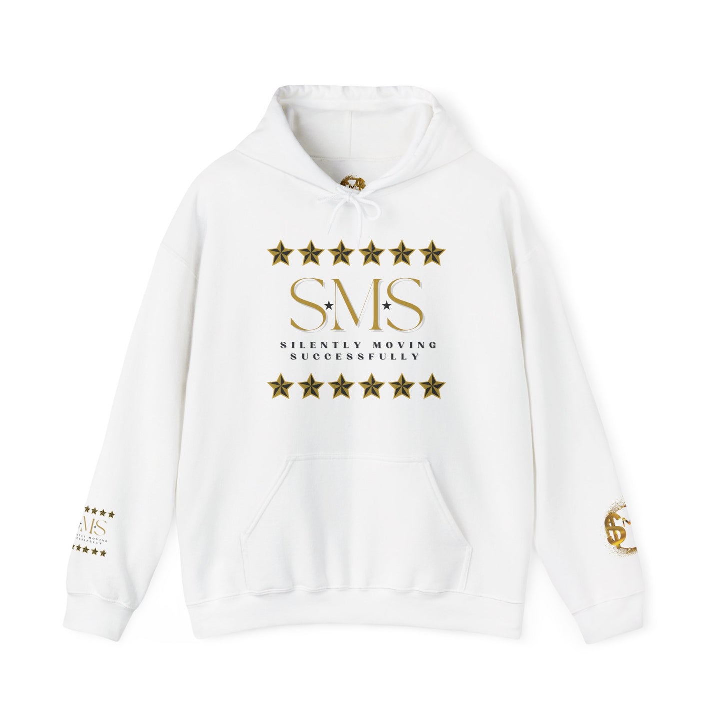 Gold Star SMS Unisex Heavy Blend™ Hooded Sweatshirt - Silently Moving Successfully