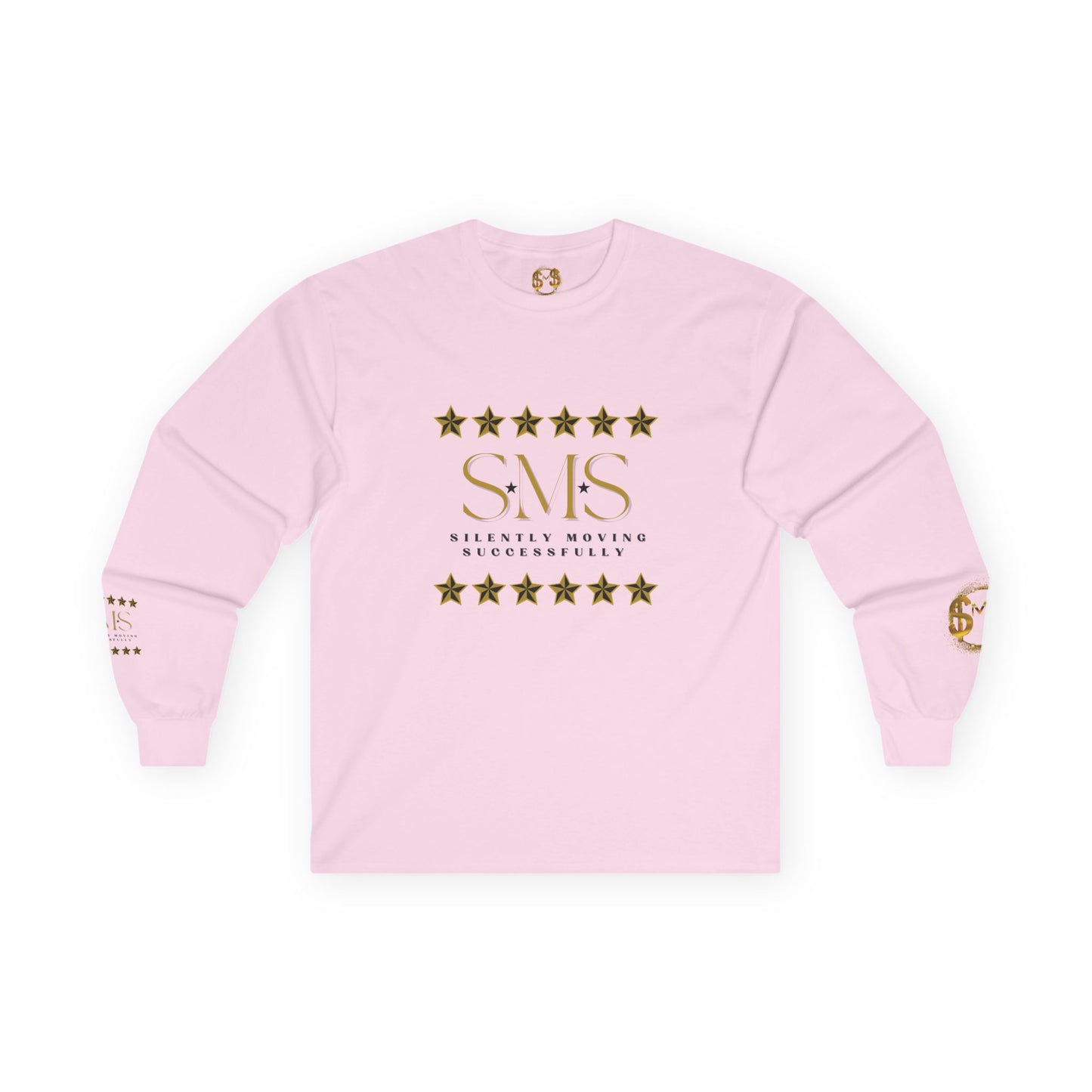 SMS Gold Star Long Sleeve Tee – Silently Moving Successfully