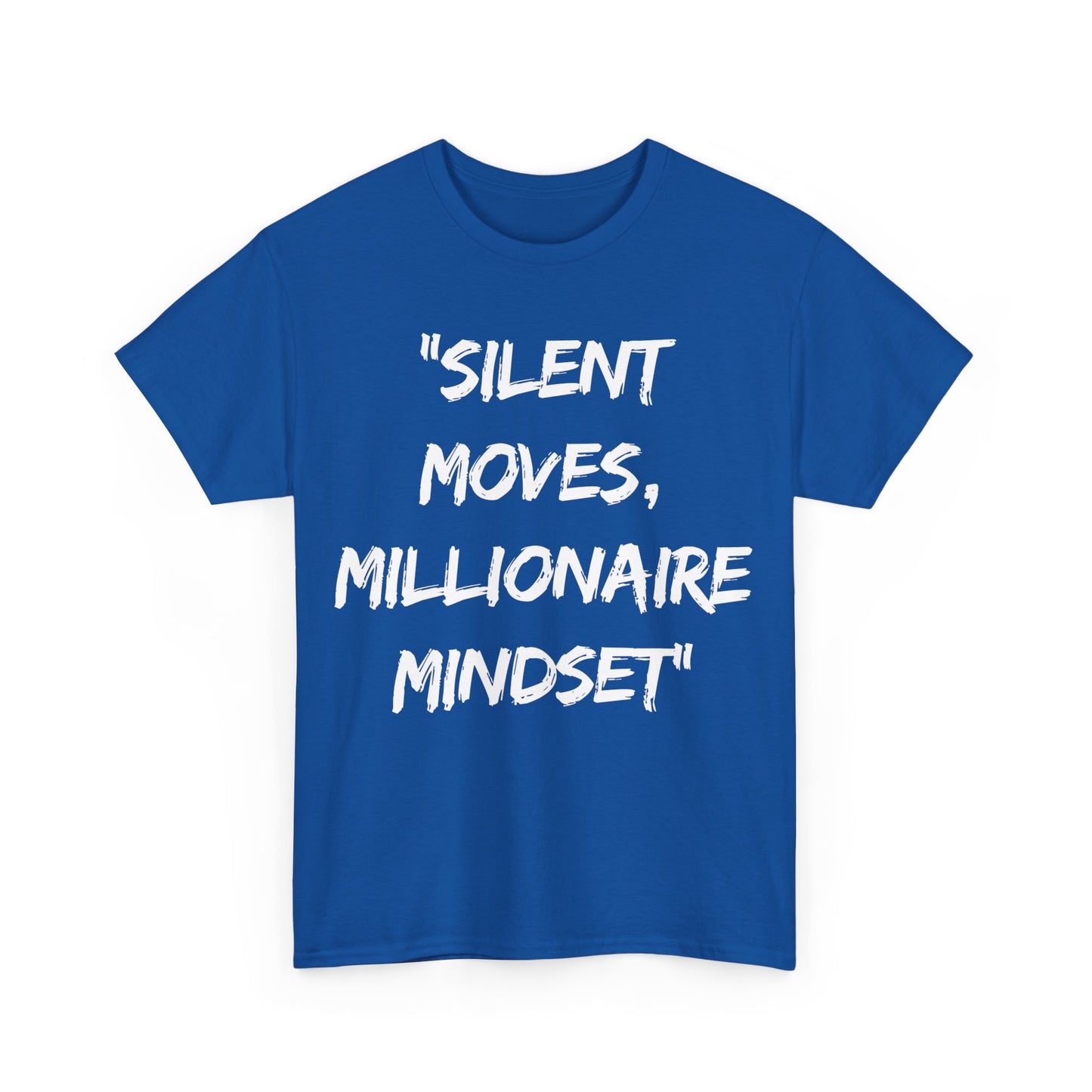 Silent Moves Millionaire Mindset Unisex Heavy Cotton Tee - Motivational Graphic Tee