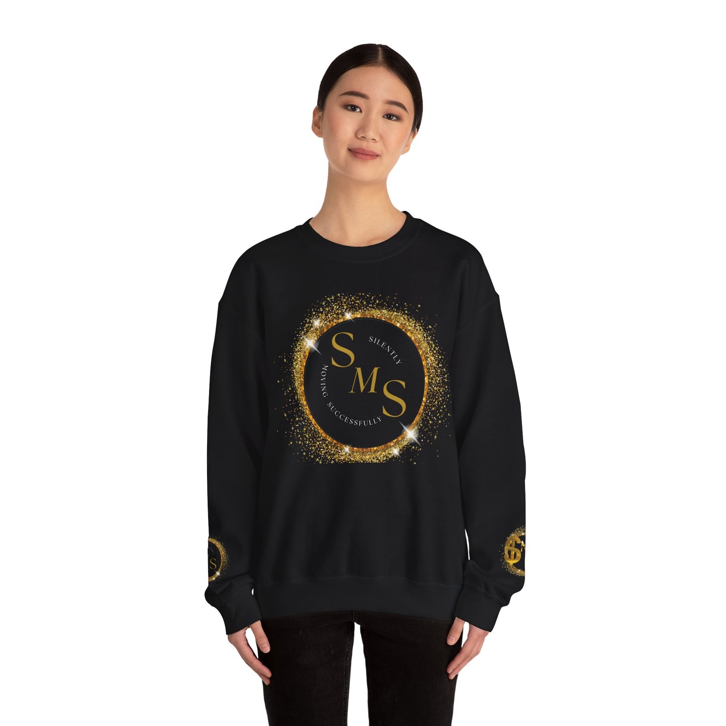 Silently Moving Successfully Crewneck Sweatshirt