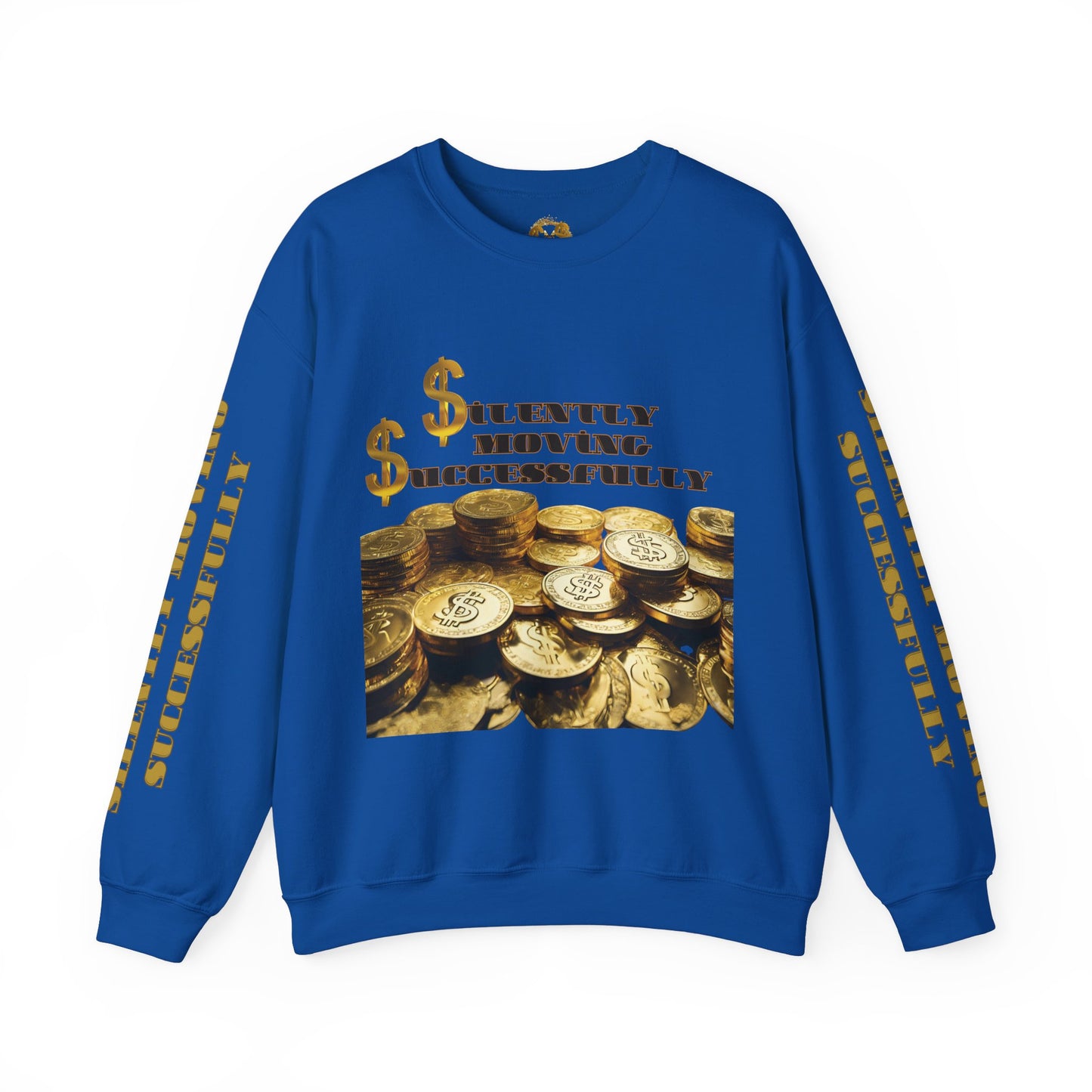 SMS Success & Wealth Logo Sleeve Crewneck Sweatshirt