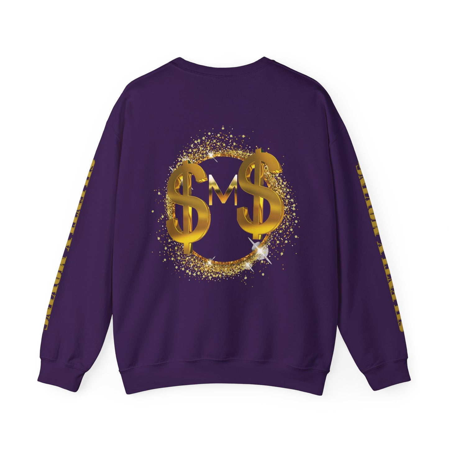 SMS Success & Wealth Logo Sleeve Crewneck Sweatshirt