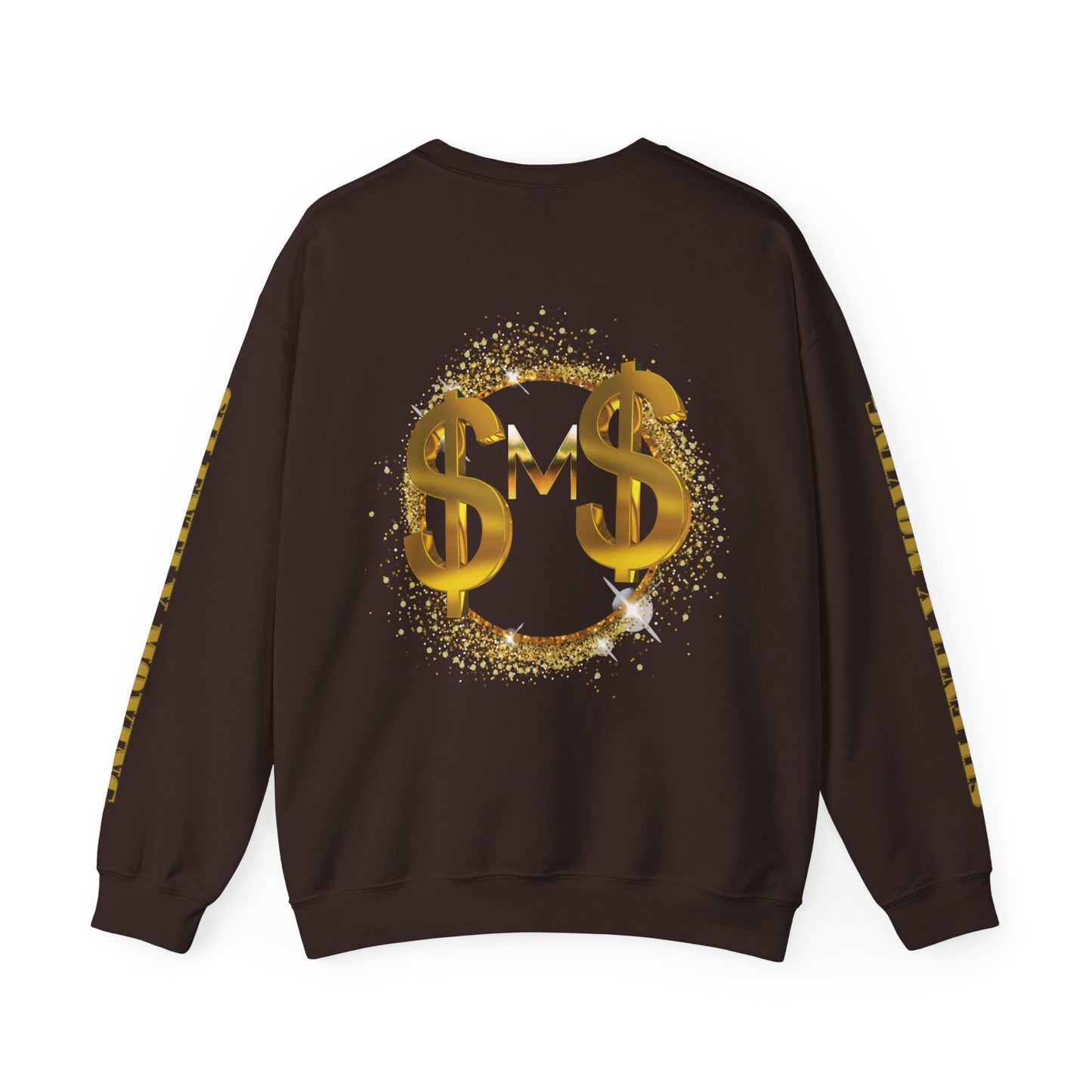 SMS Success & Wealth Logo Sleeve Crewneck Sweatshirt