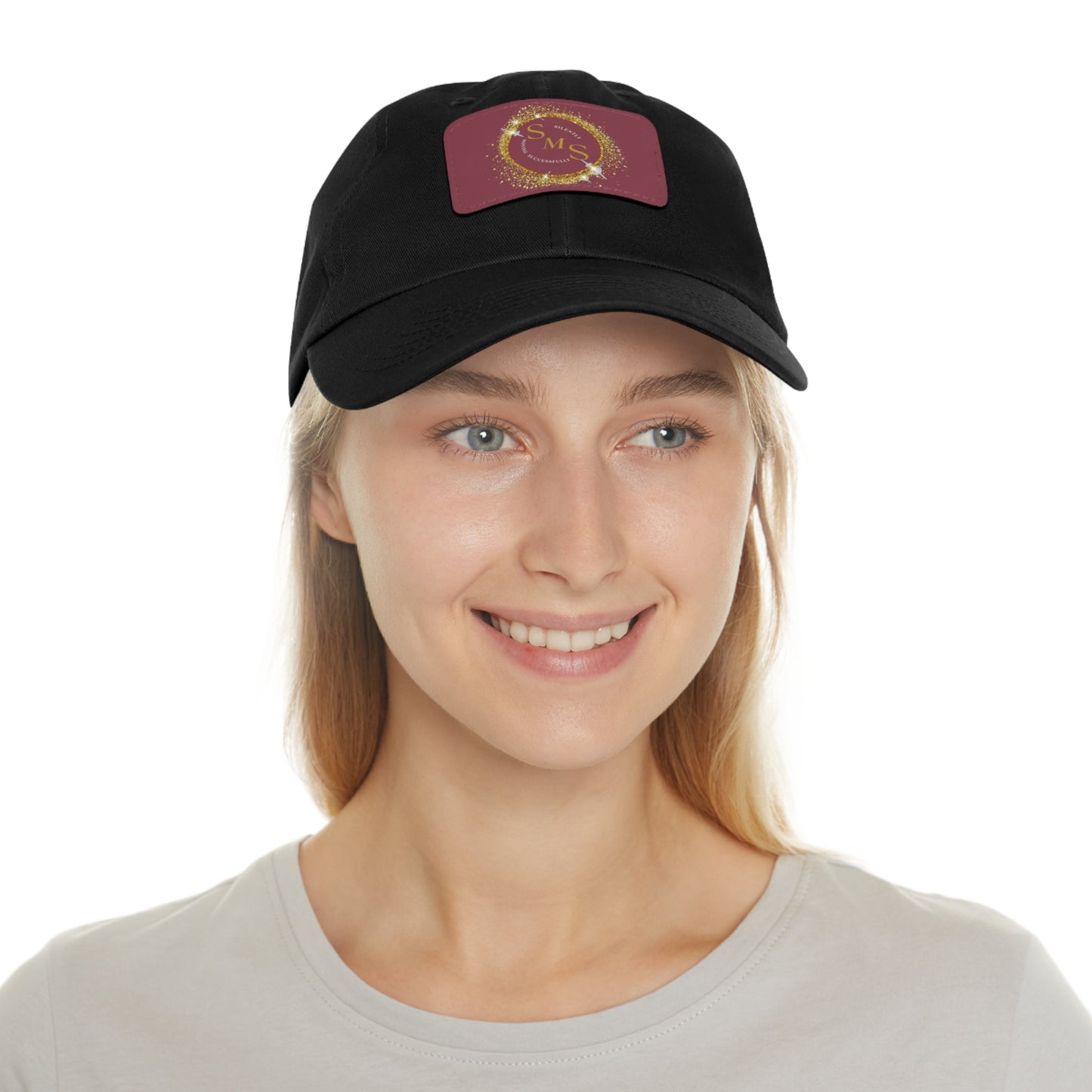 SMS Leather Patch Hat – Stylish & Versatile Baseball Cap