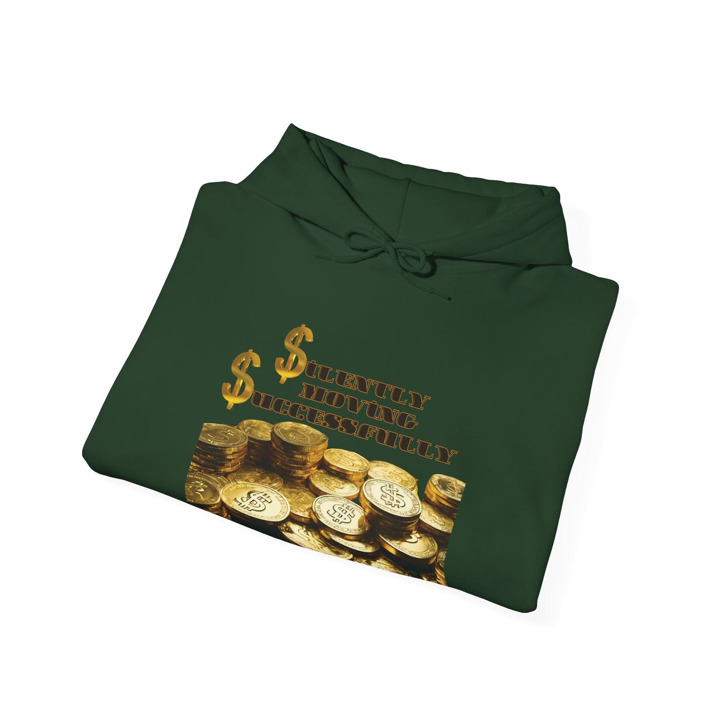 SMS Success & Wealth Logo Sleeve Hoodie - Silently Moving Successfully