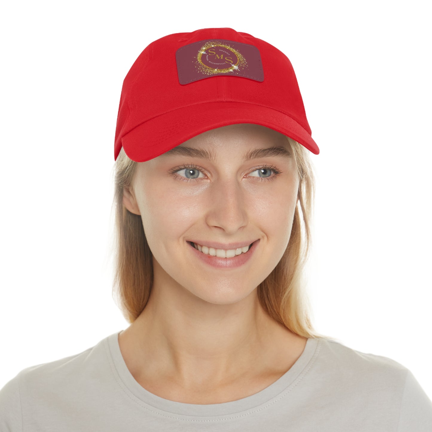 SMS Leather Patch Hat – Stylish & Versatile Baseball Cap