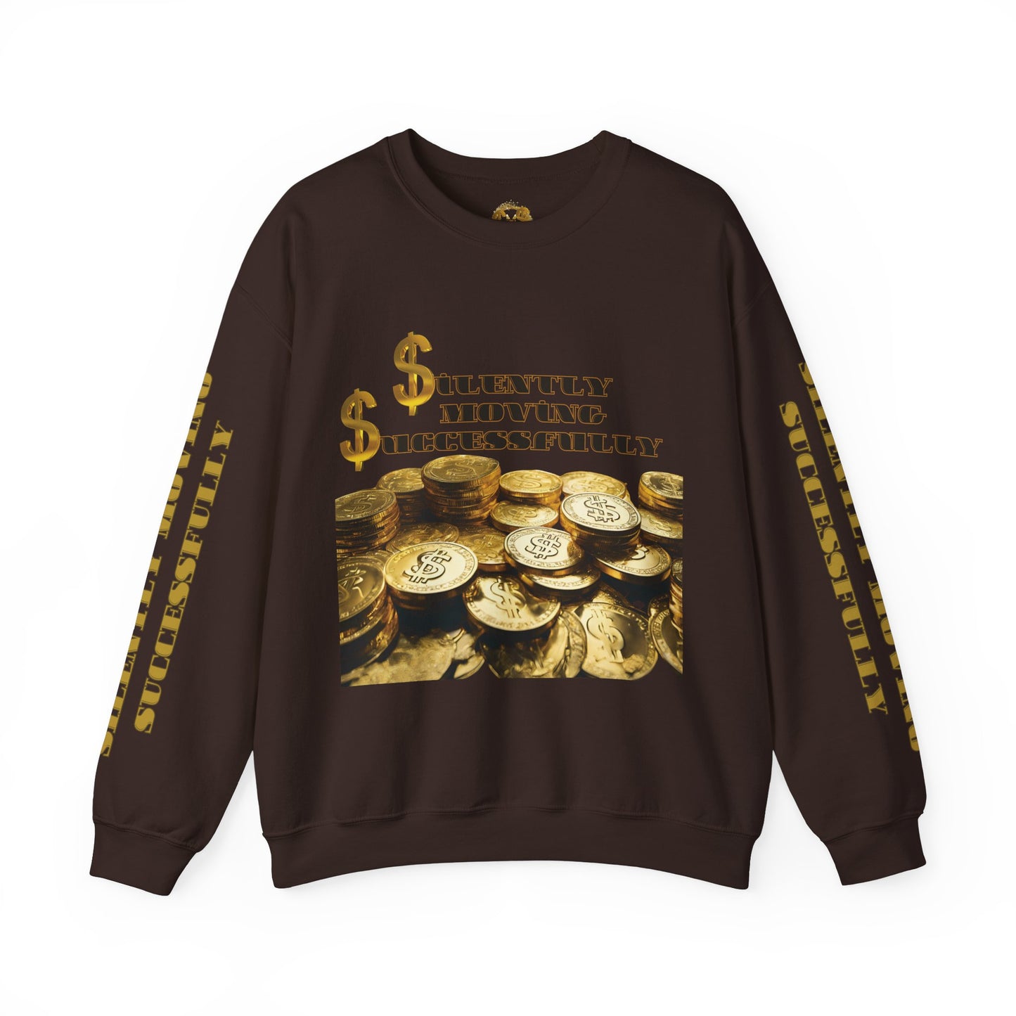 SMS Success & Wealth Logo Sleeve Crewneck Sweatshirt