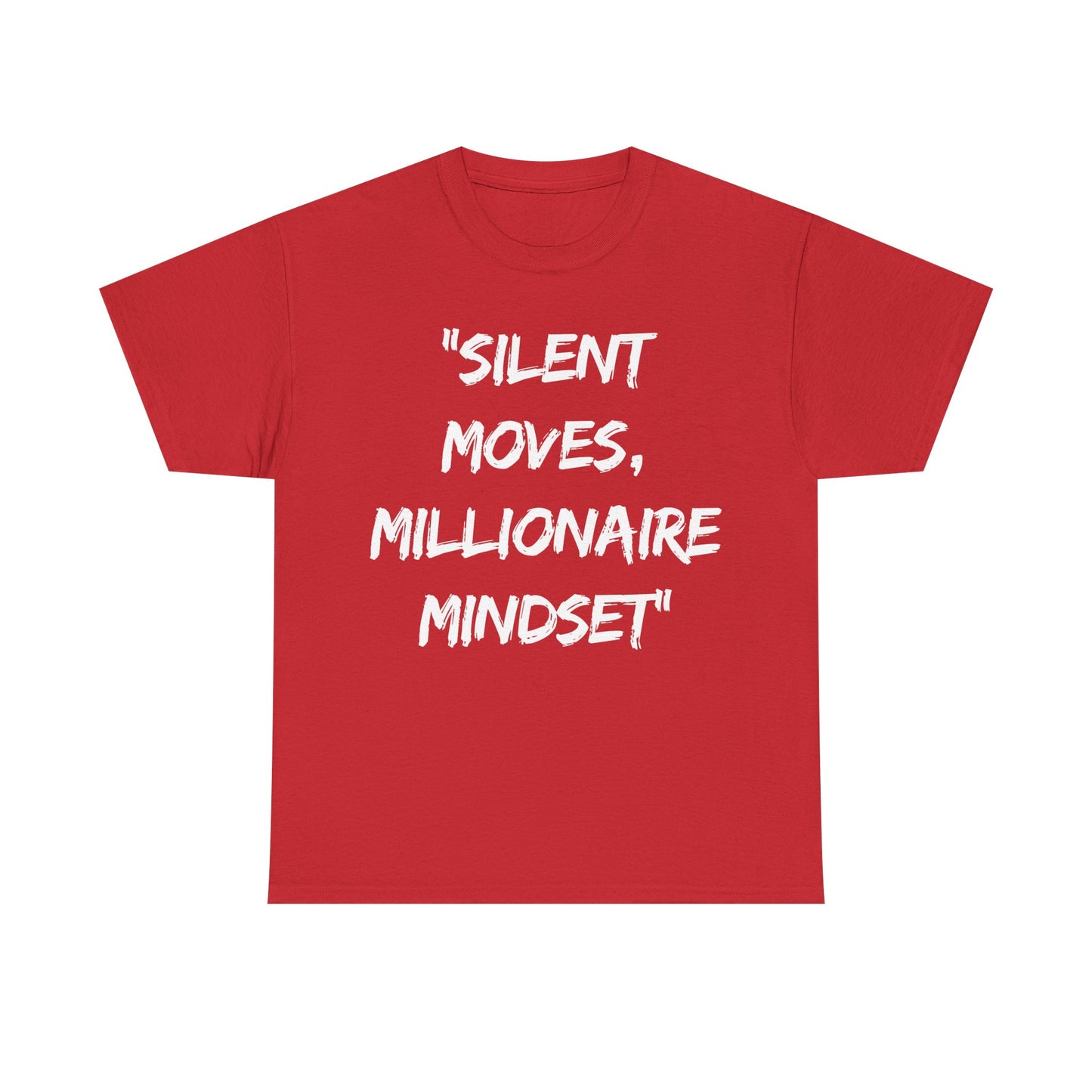 Silent Moves Millionaire Mindset Unisex Heavy Cotton Tee - Motivational Graphic Tee