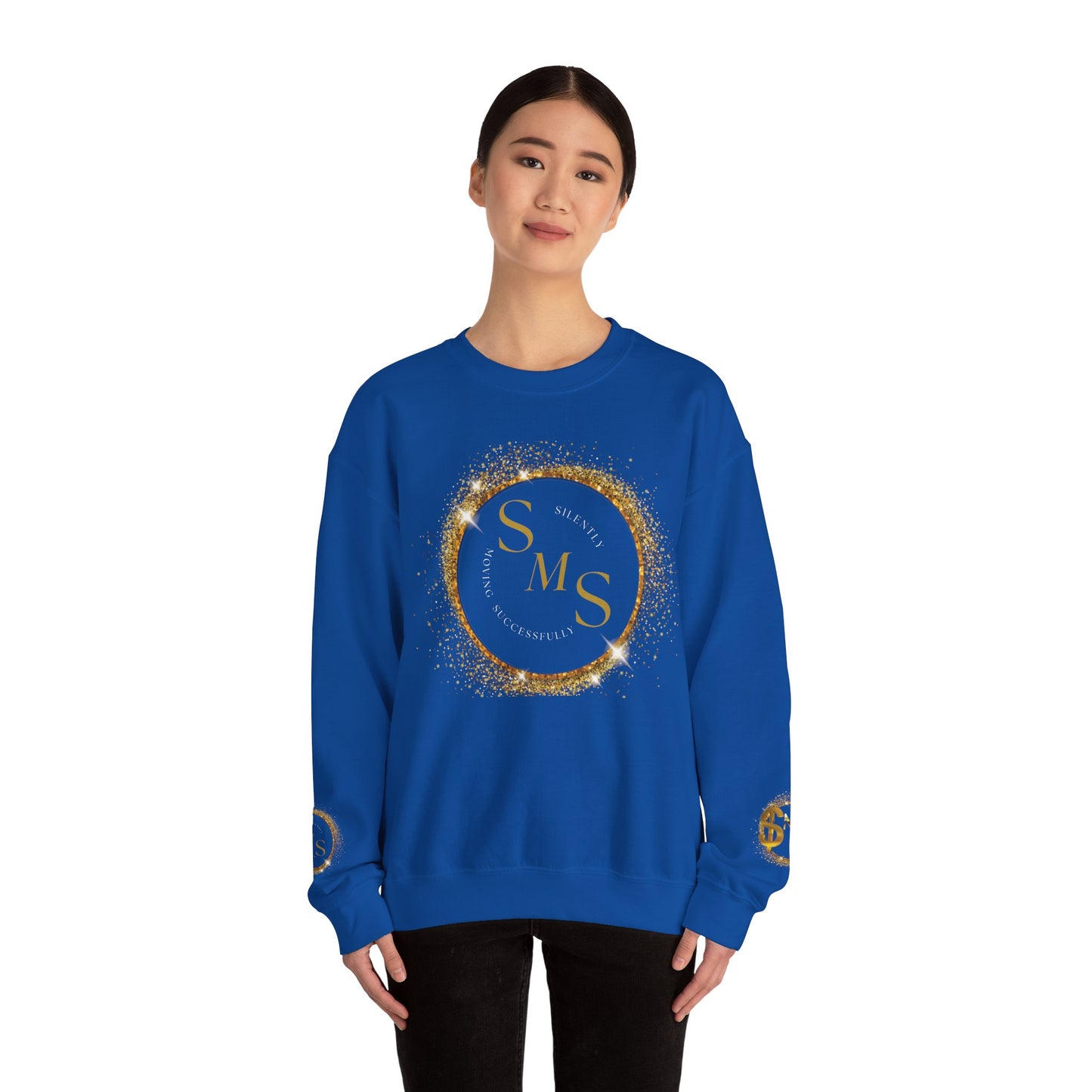 Silently Moving Successfully Crewneck Sweatshirt