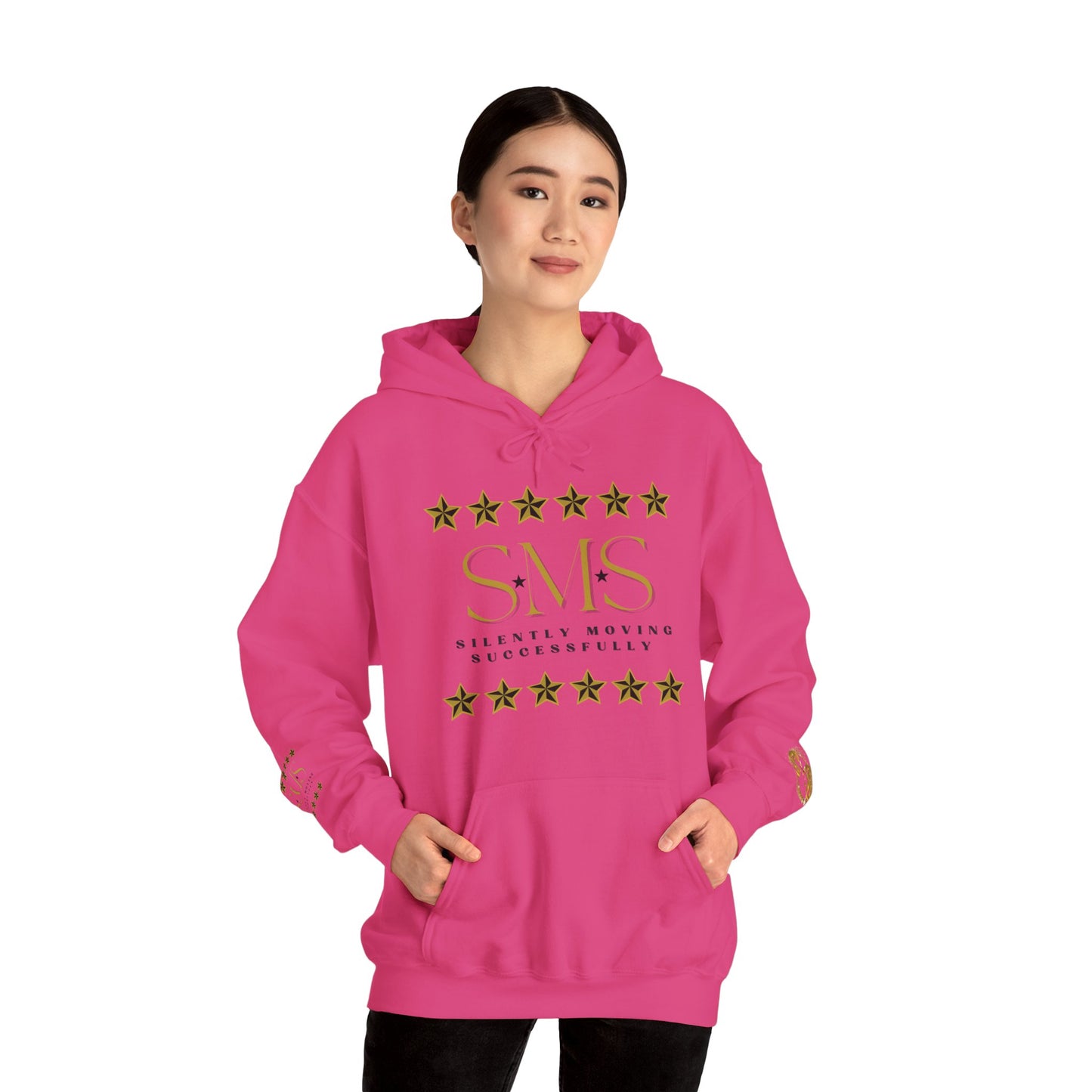 Gold Star SMS Unisex Heavy Blend™ Hooded Sweatshirt - Silently Moving Successfully