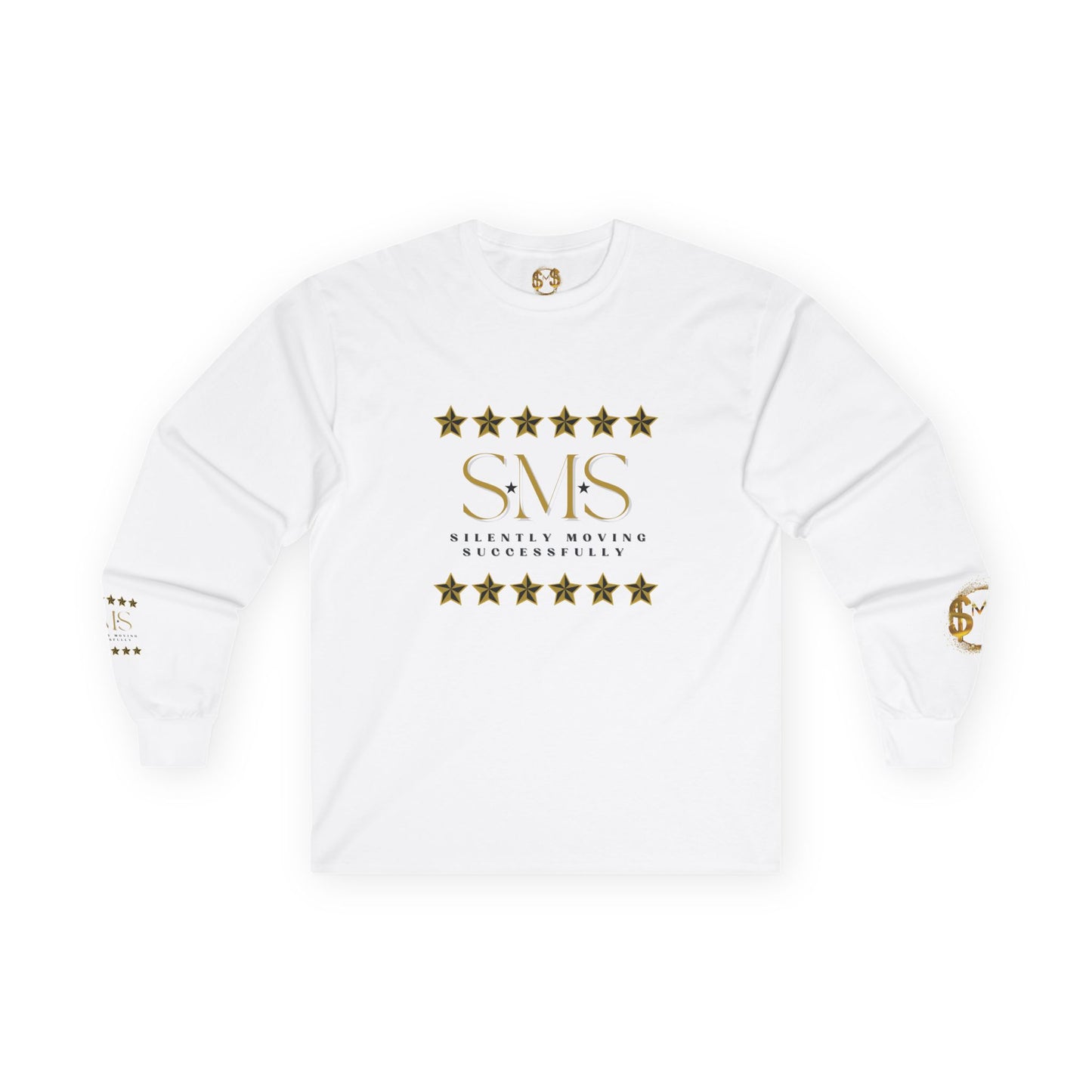 SMS Gold Star Long Sleeve Tee – Silently Moving Successfully