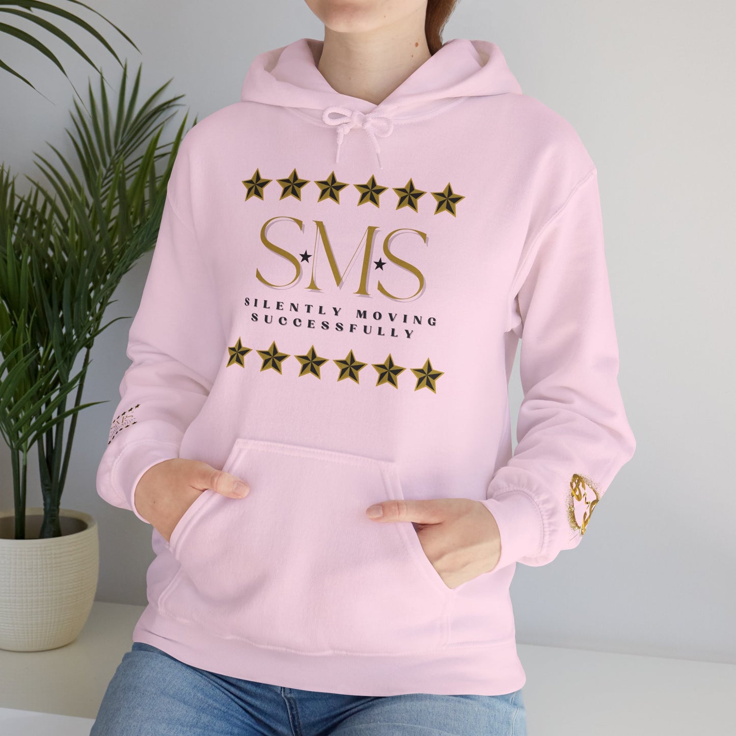 Gold Star SMS Unisex Heavy Blend™ Hooded Sweatshirt - Silently Moving Successfully