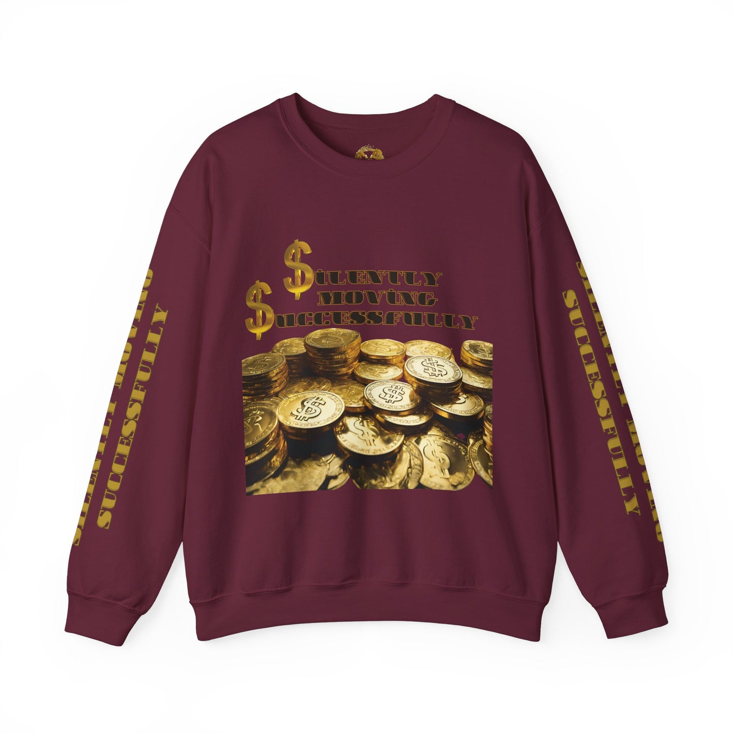 SMS Success & Wealth Logo Sleeve Crewneck Sweatshirt